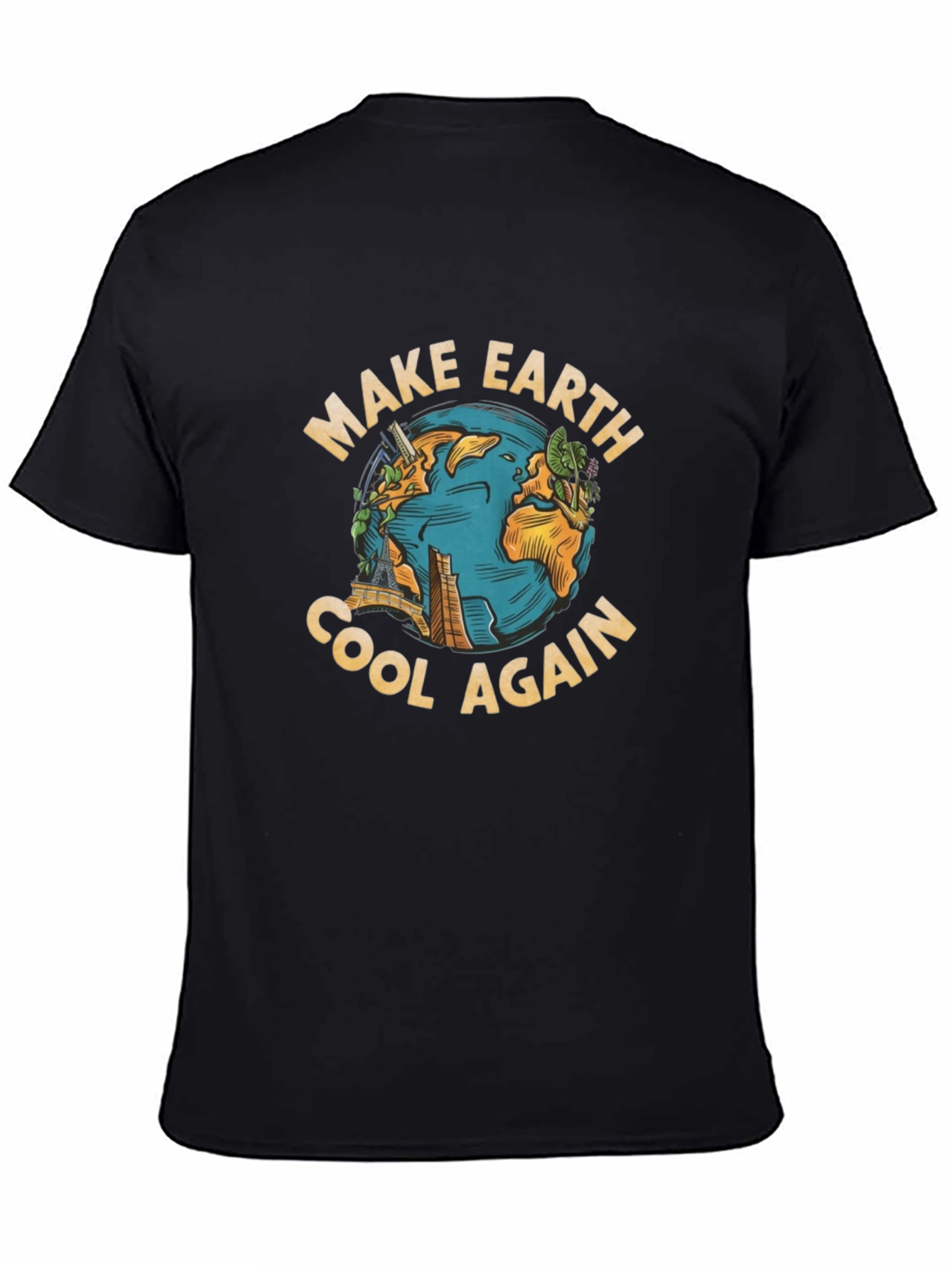 Make Earth Cool Again Graphic Tee - Environmentally Friendly