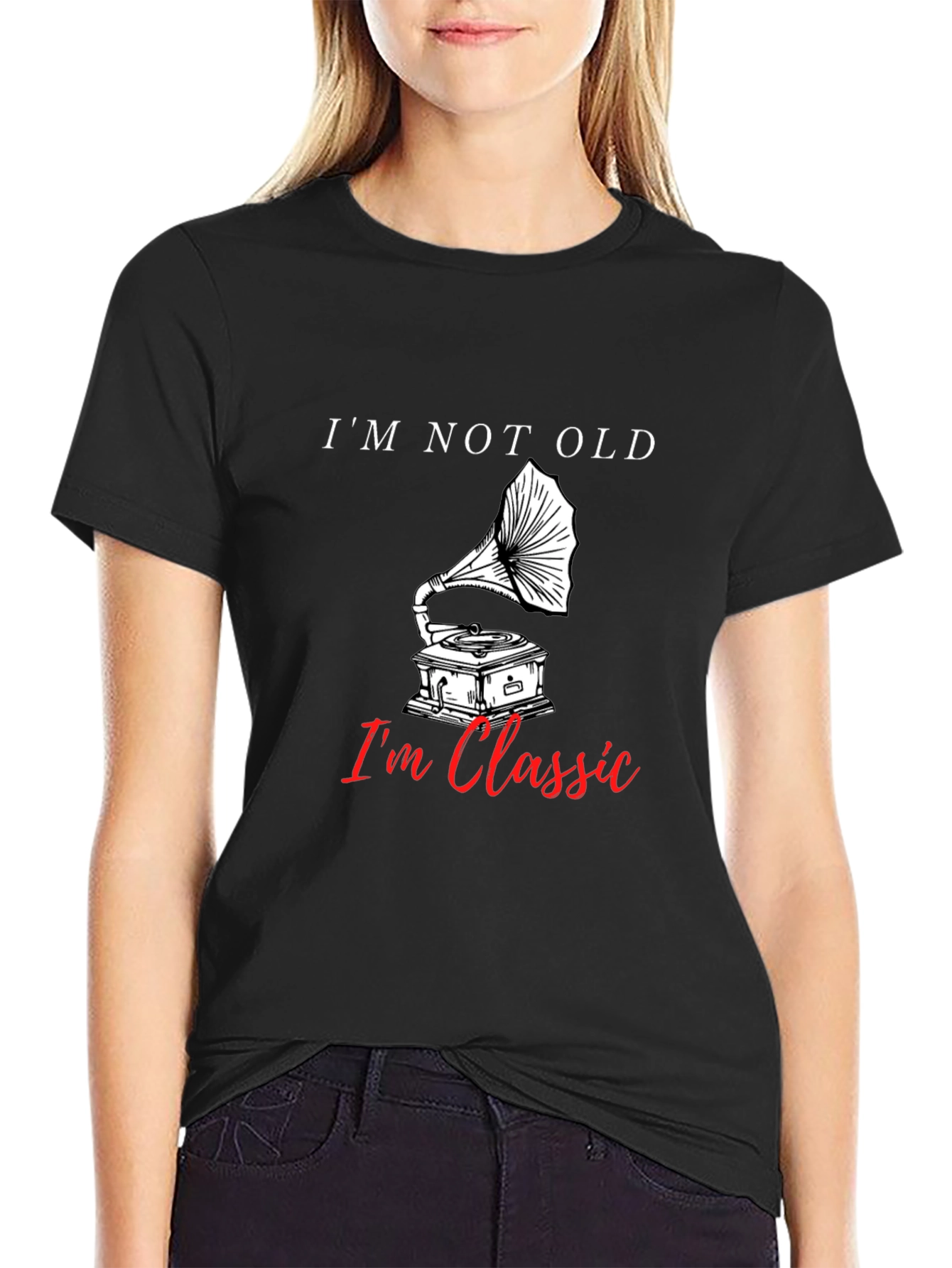 Im Not Old Im Classic Gramophone T-Shirt