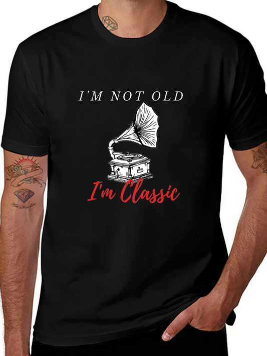 Im Not Old Im Classic Gramophone T-Shirt