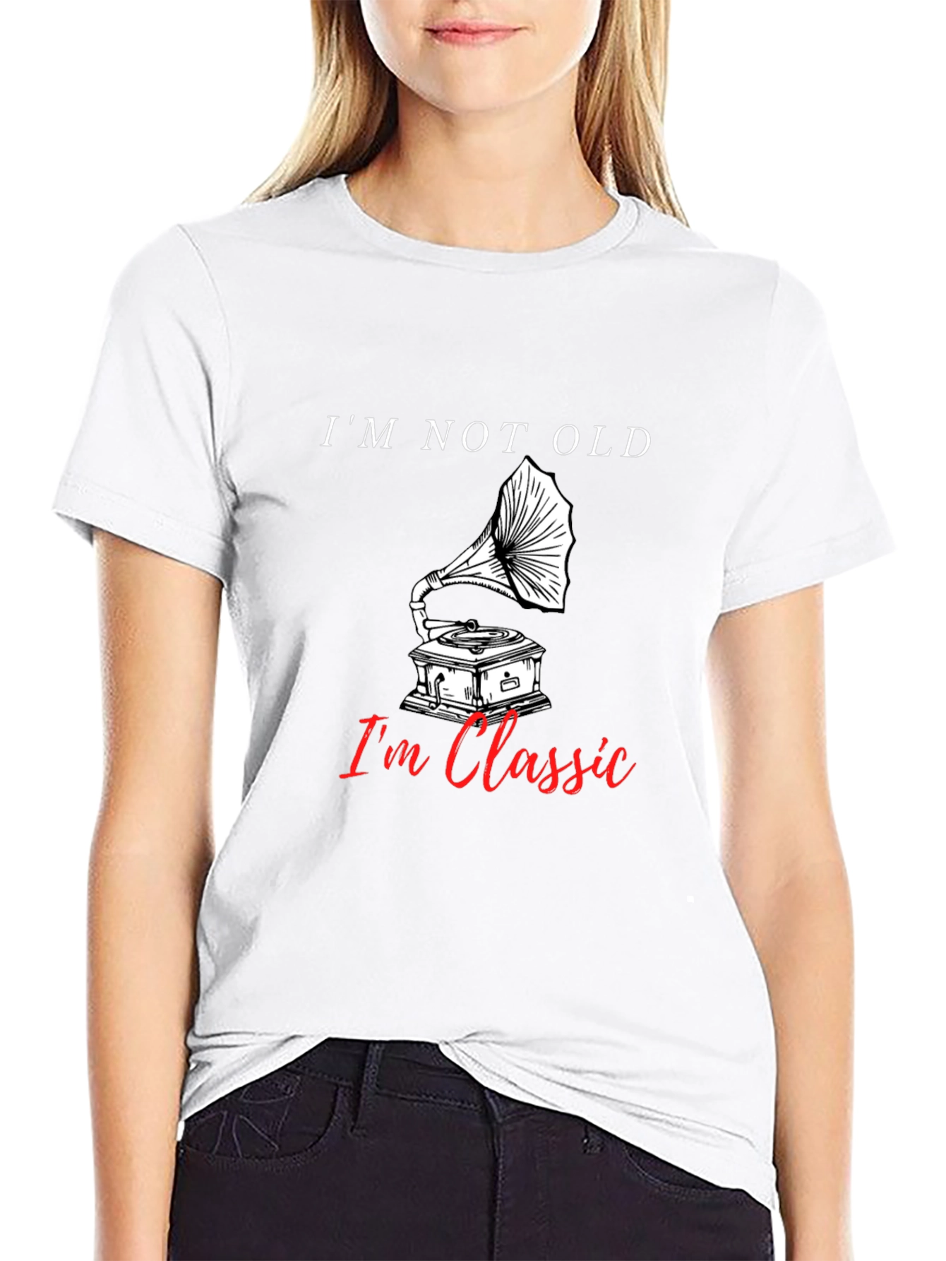 Im Not Old Im Classic Gramophone T-Shirt