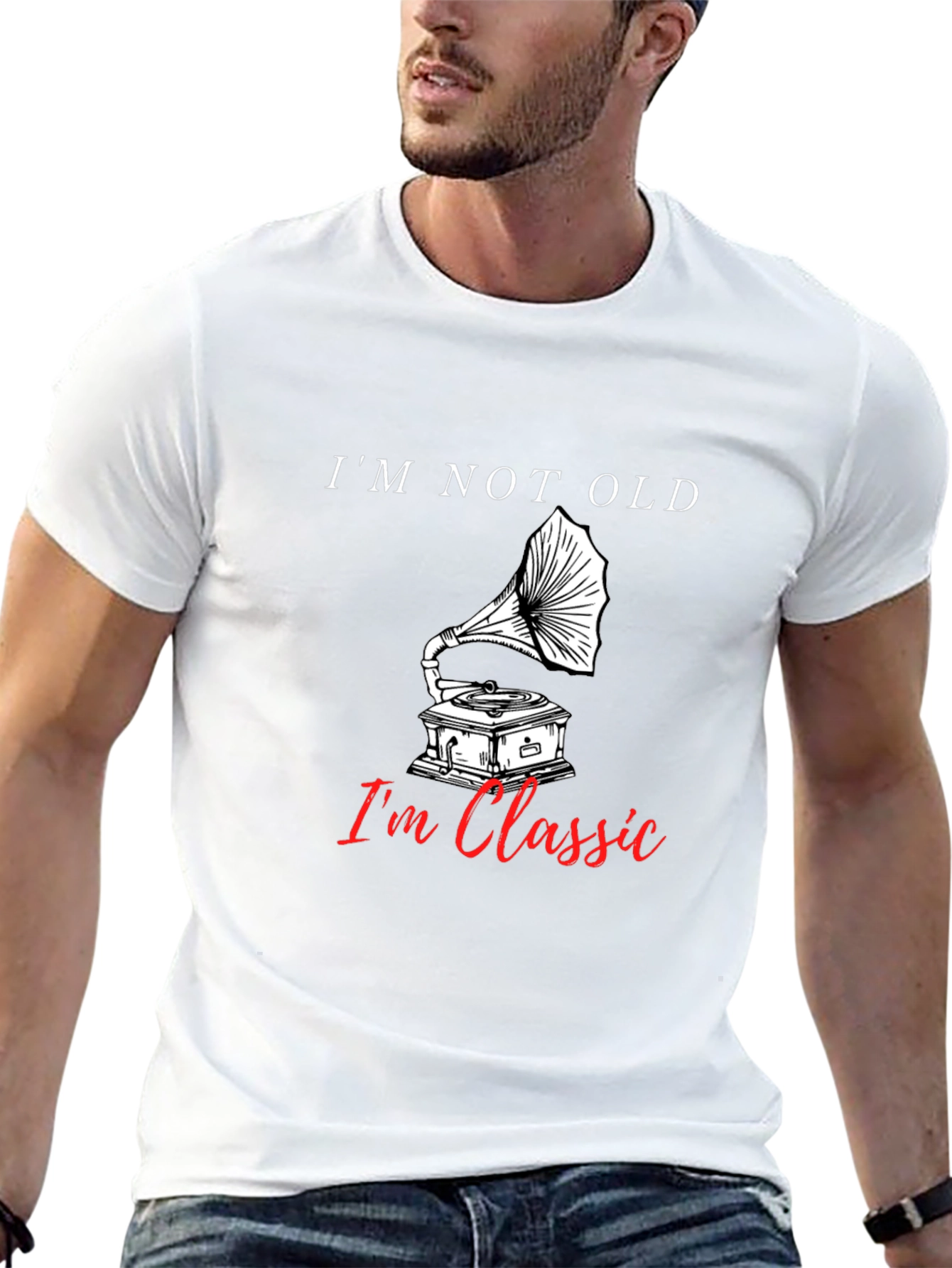 Im Not Old Im Classic Gramophone T-Shirt