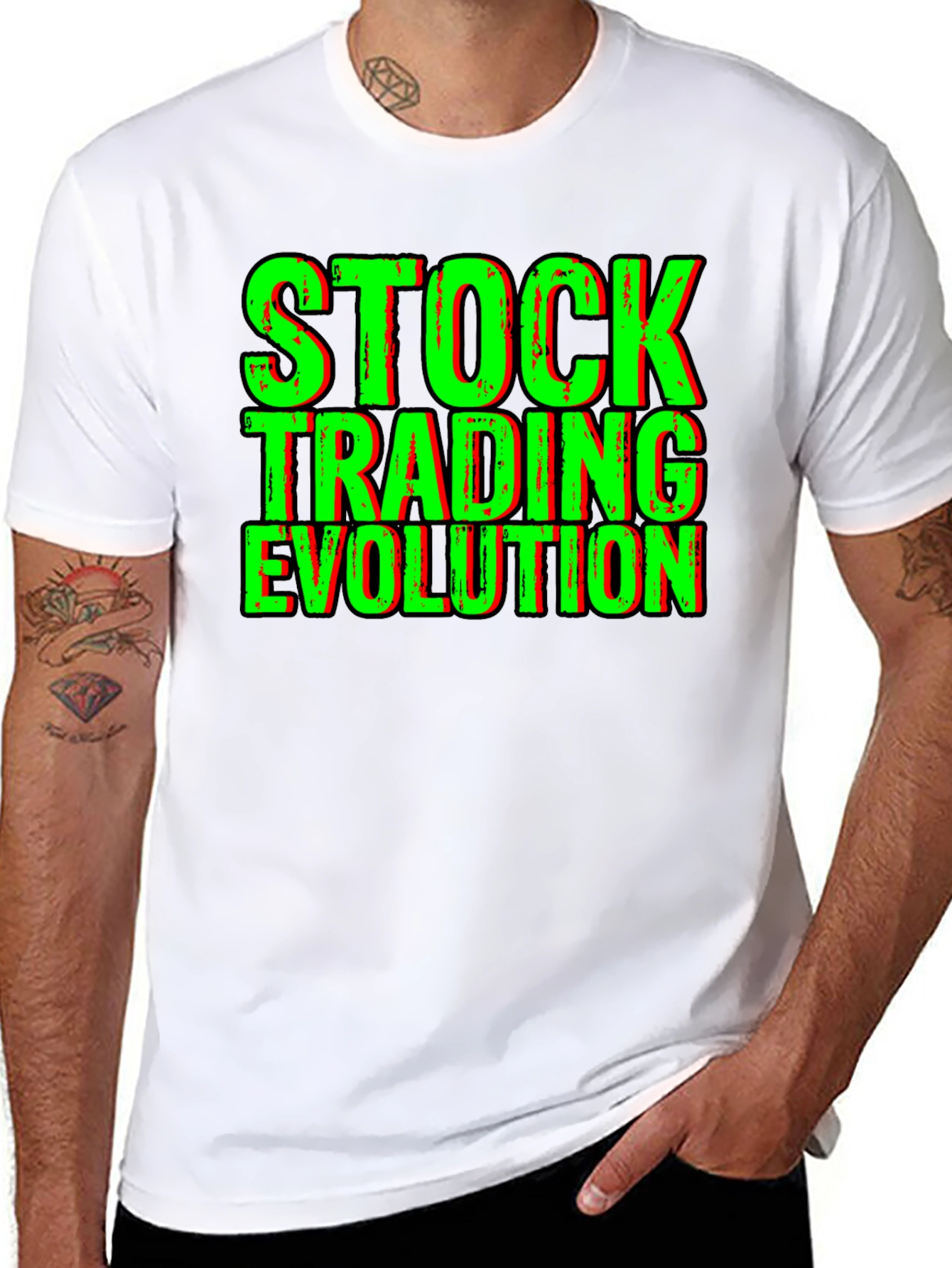 Stock Trading Evolution Graphic Tee