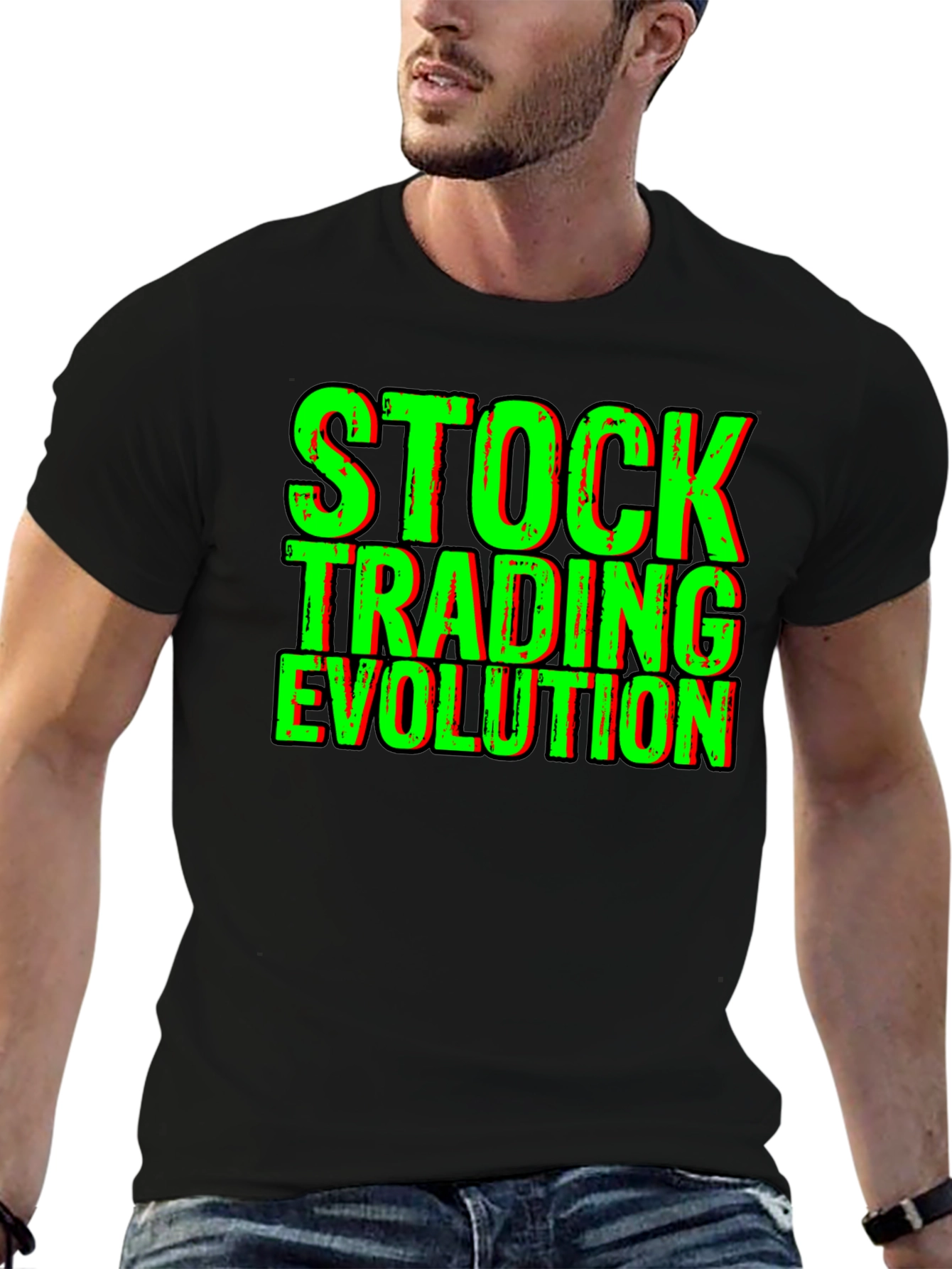 Stock Trading Evolution Graphic Tee