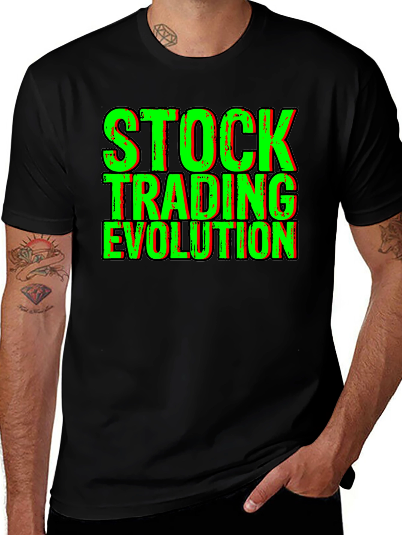 Stock Trading Evolution Graphic Tee