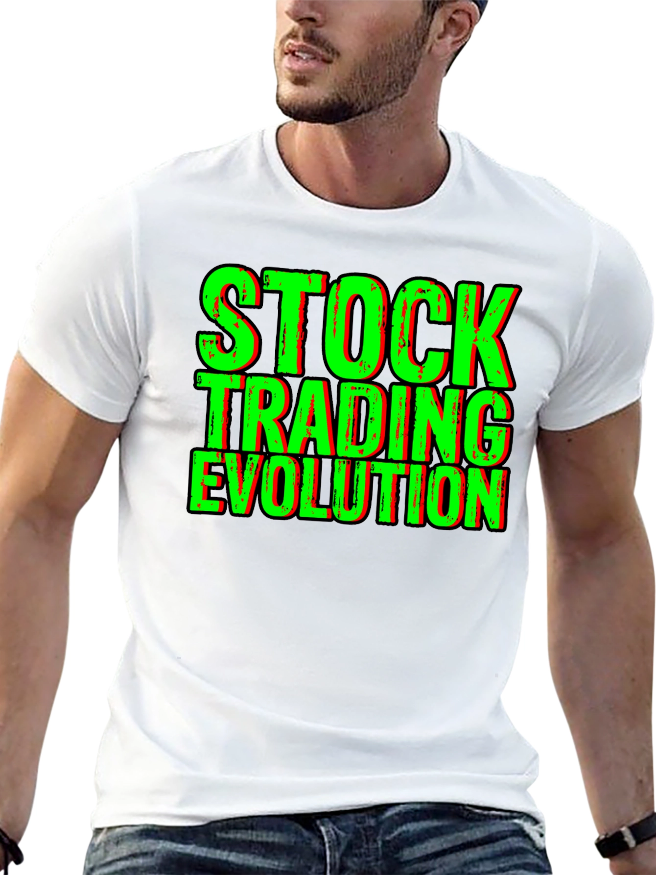 Stock Trading Evolution Graphic Tee