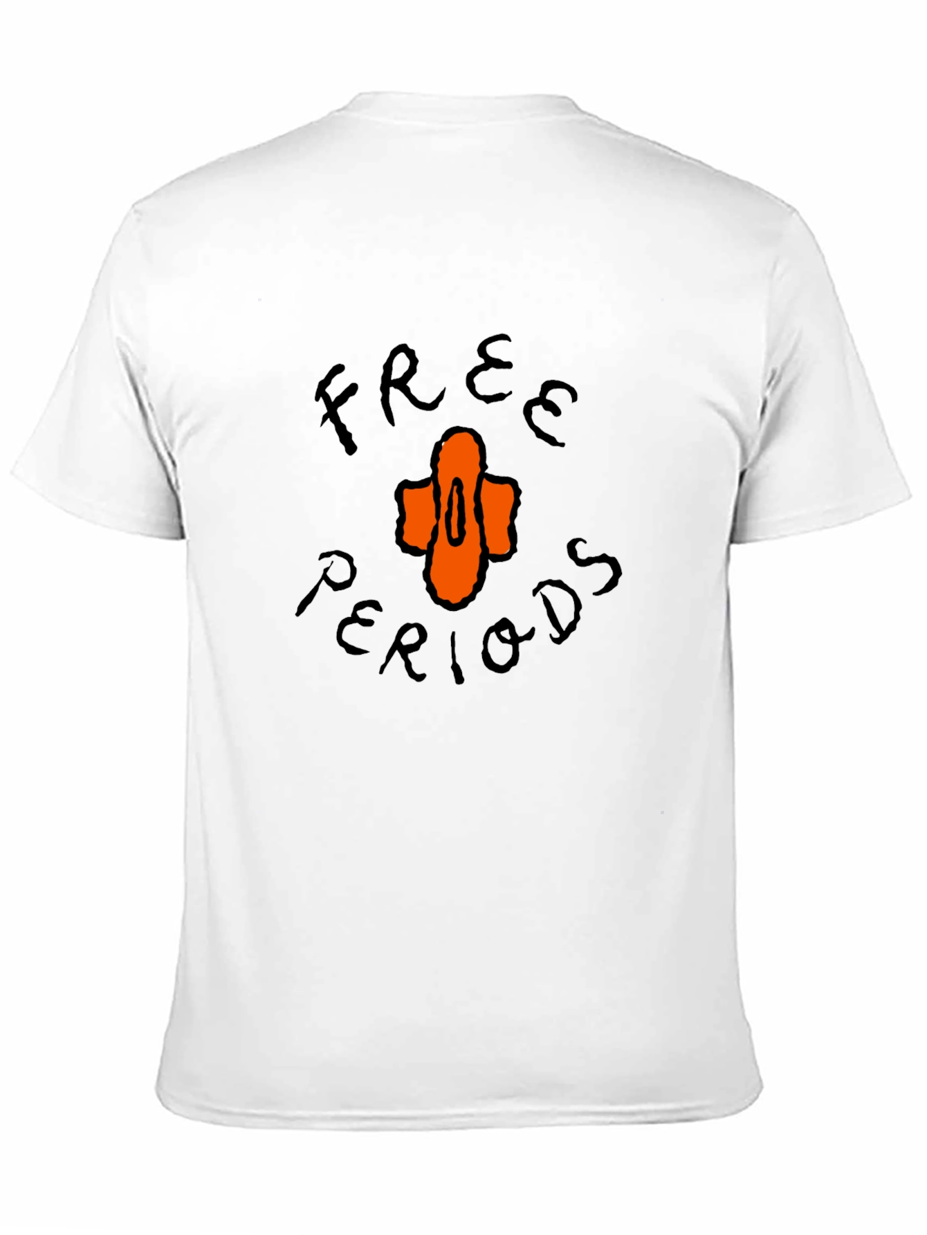 Free Periods Graphic Tee - Unisex Black T-Shirt