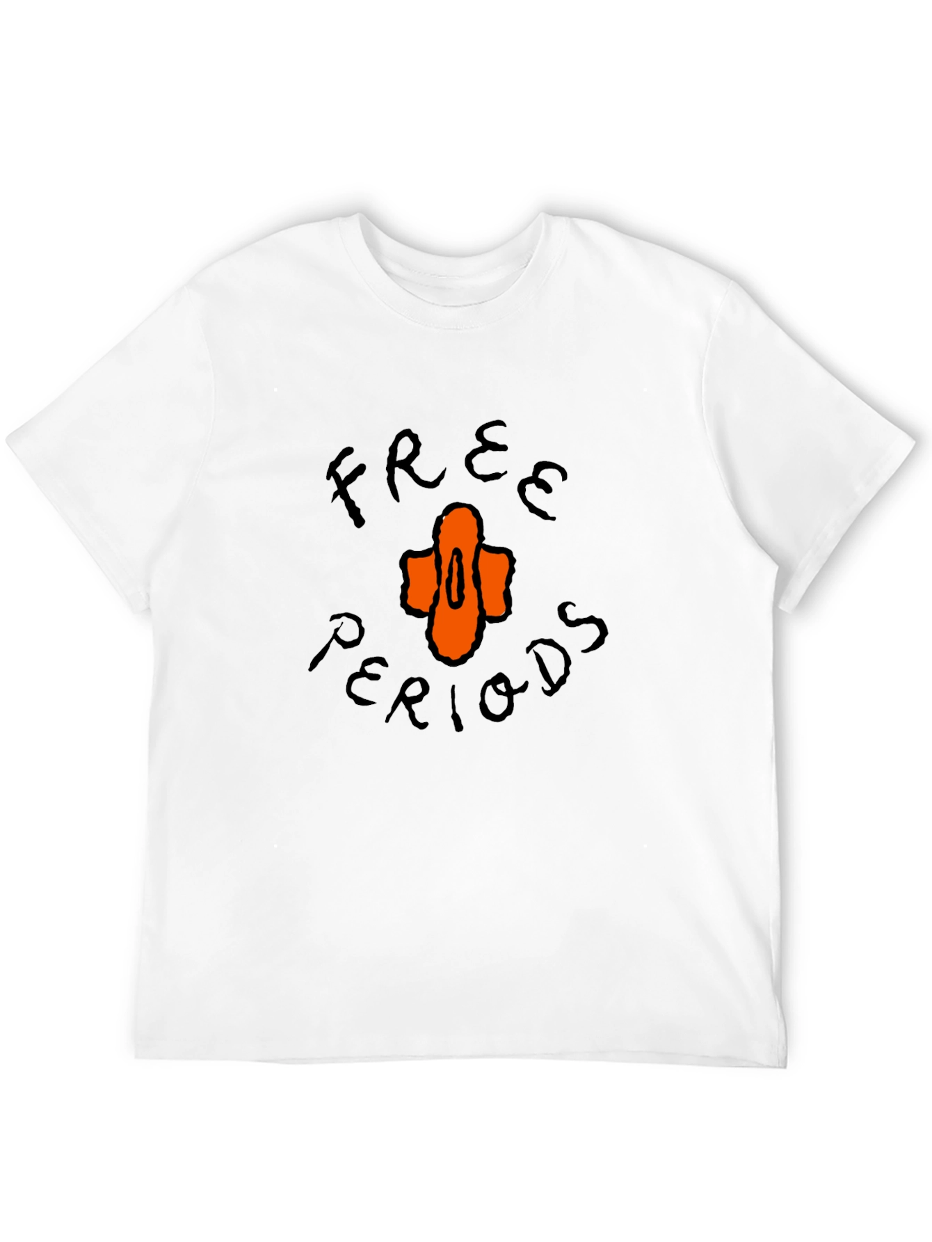 Free Periods Graphic Tee - Unisex Black T-Shirt