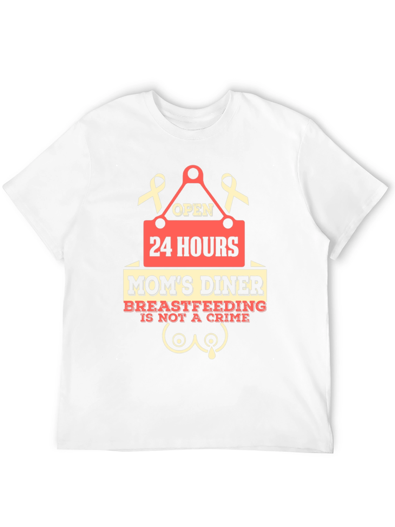 Moms Diner Breastfeeding T-Shirt
