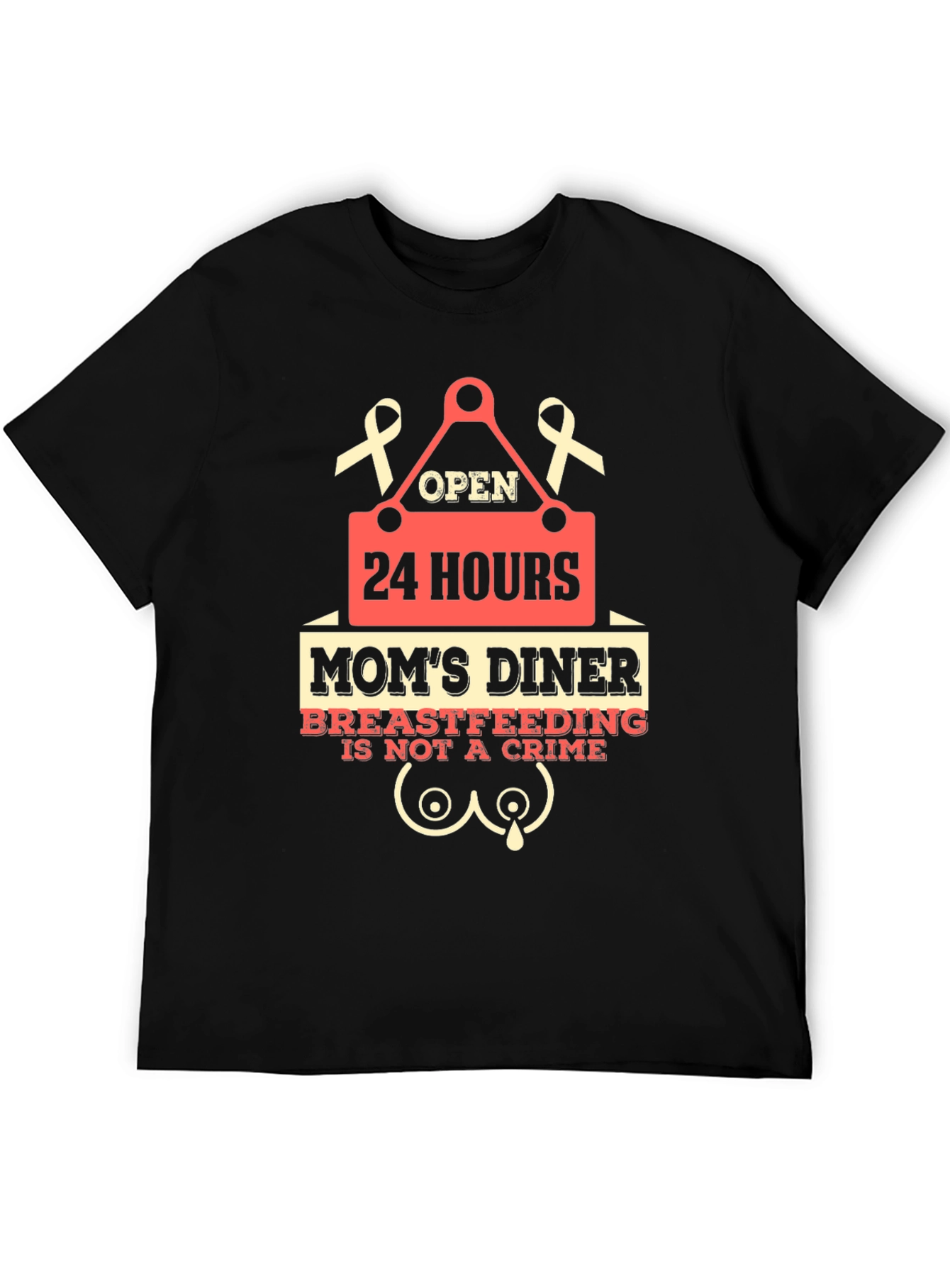 Moms Diner Breastfeeding T-Shirt