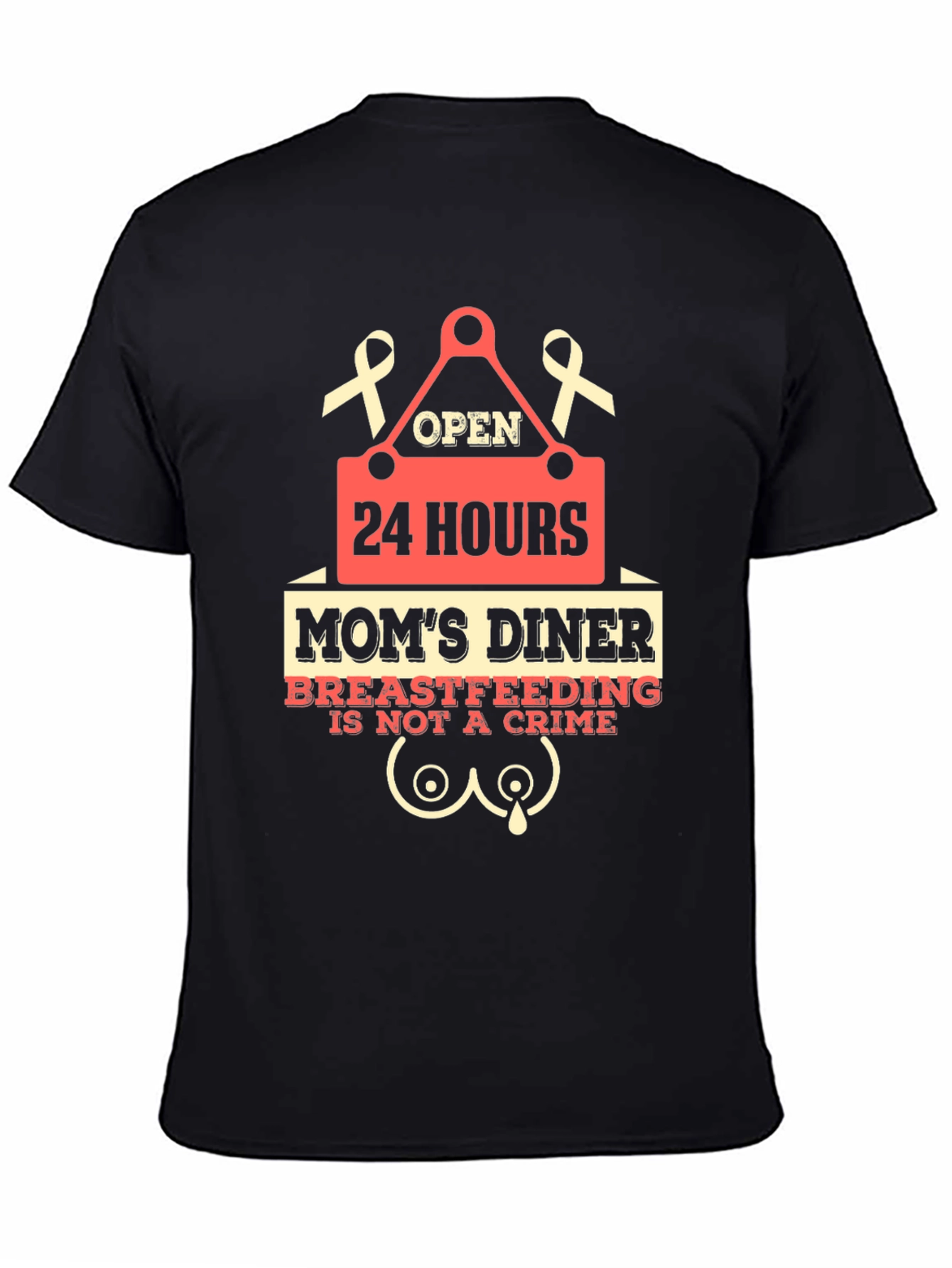 Moms Diner Breastfeeding T-Shirt