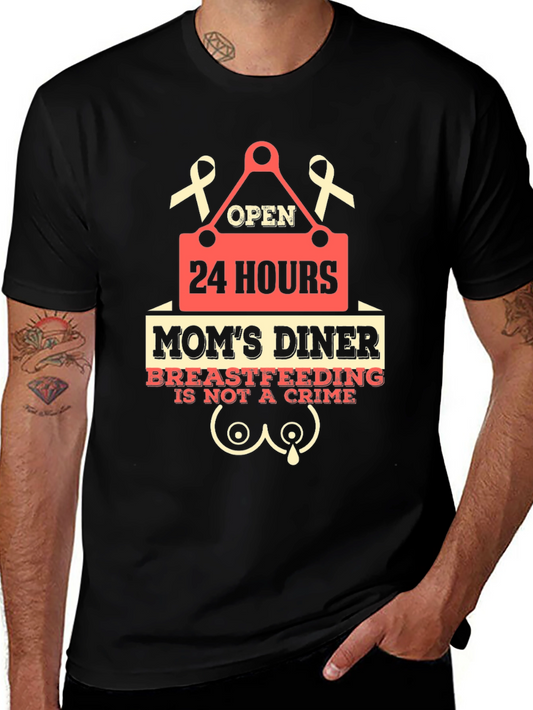 Moms Diner Breastfeeding T-Shirt