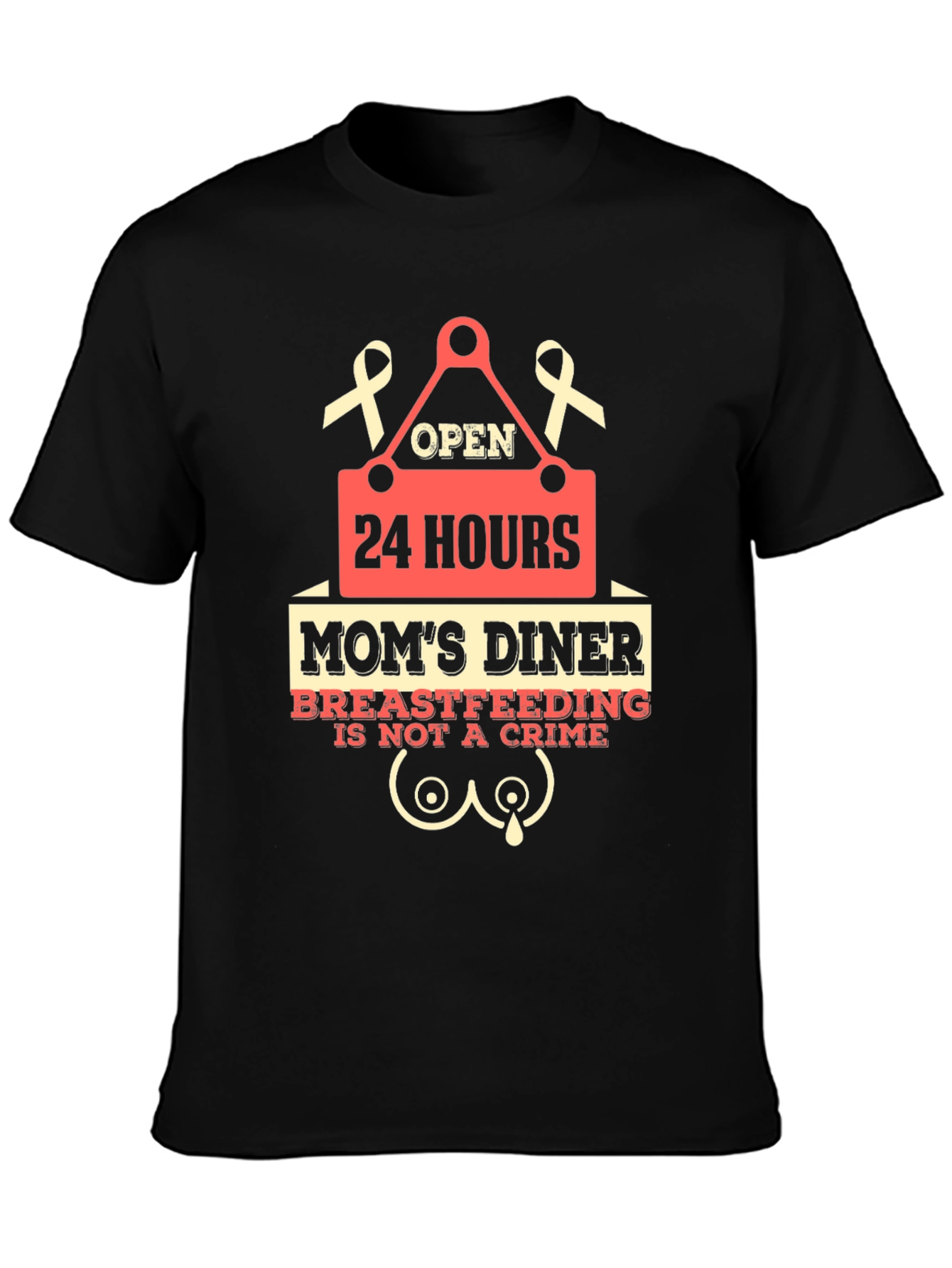 Moms Diner Breastfeeding T-Shirt
