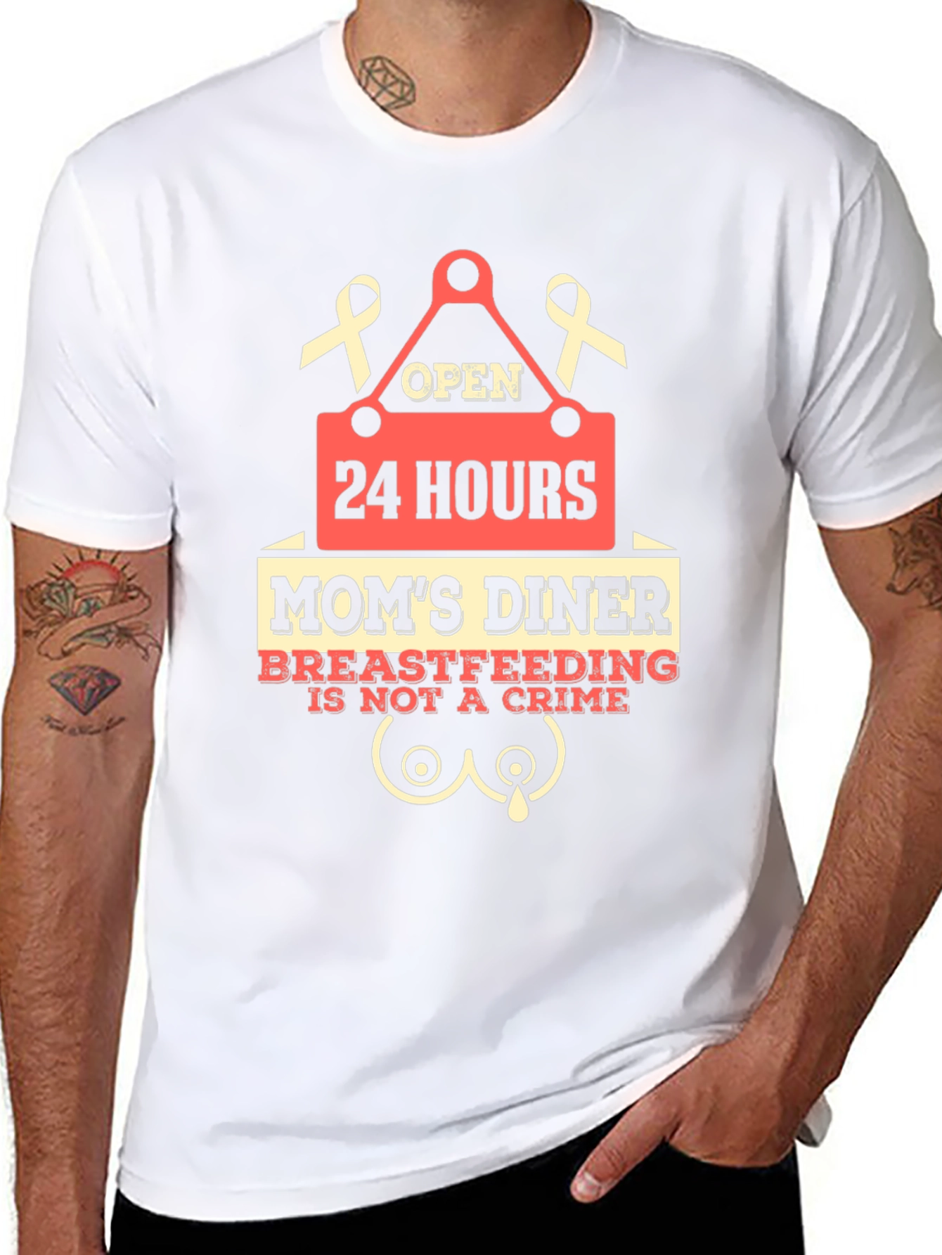 Moms Diner Breastfeeding T-Shirt