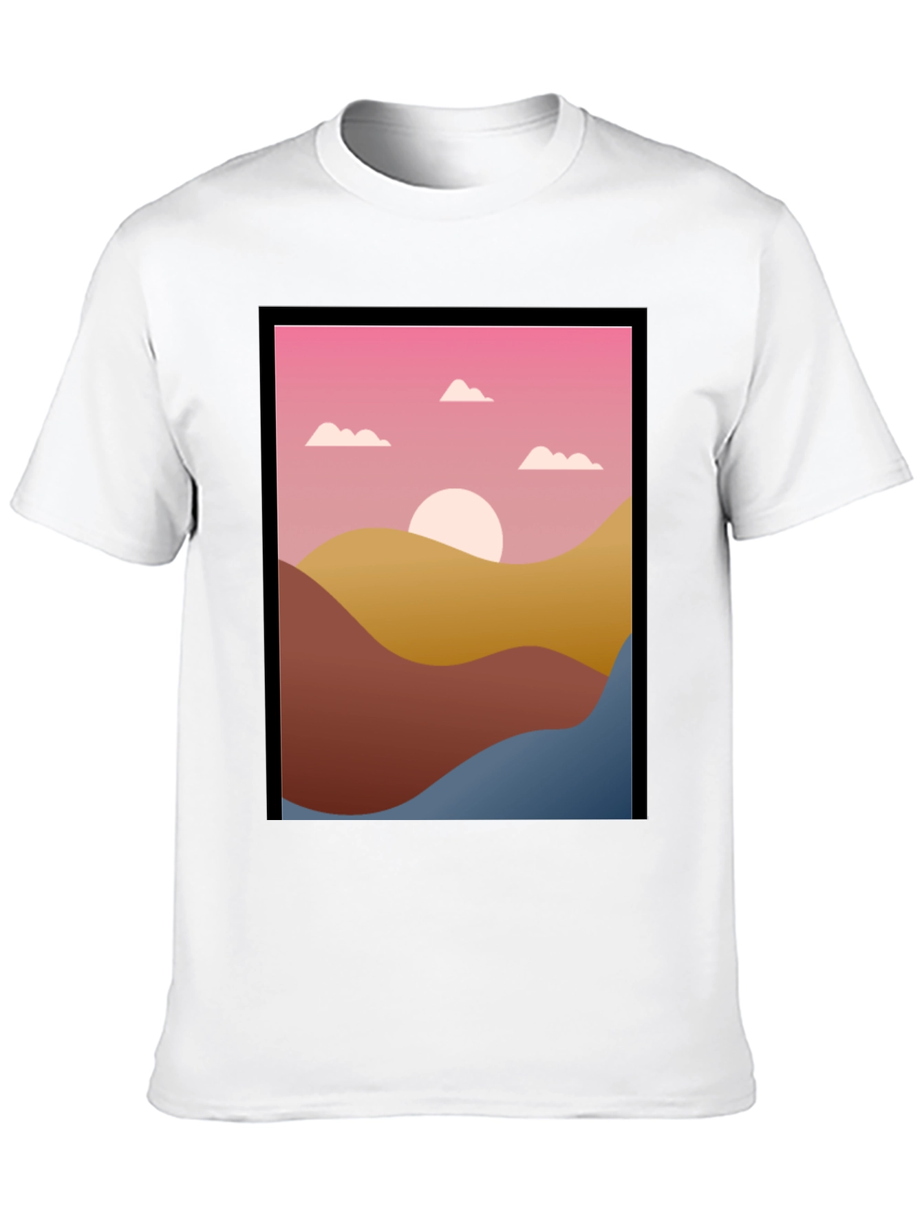 Sunset Hills Graphic Tee - Stylish Unisex T-Shirt