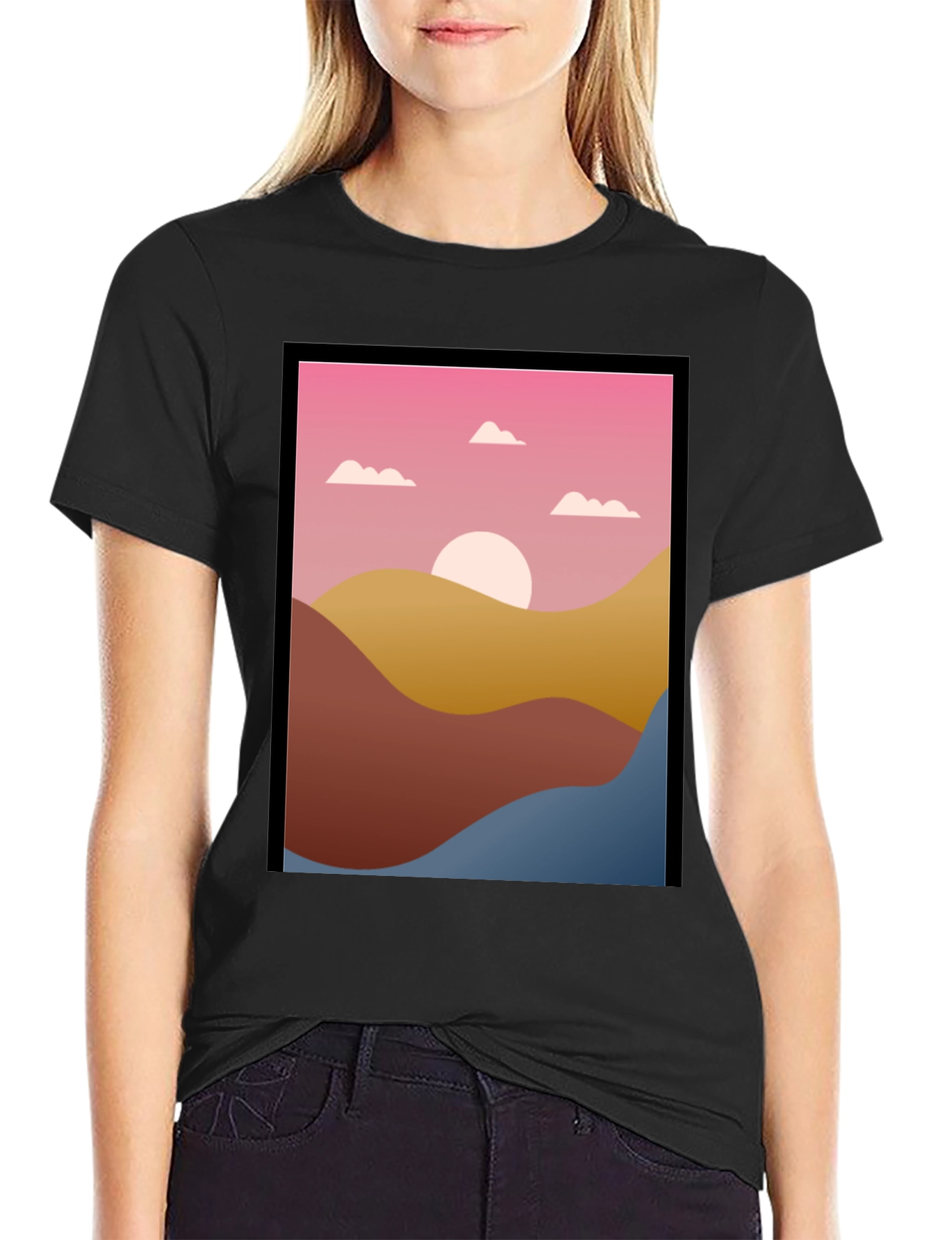 Sunset Hills Graphic Tee - Stylish Unisex T-Shirt