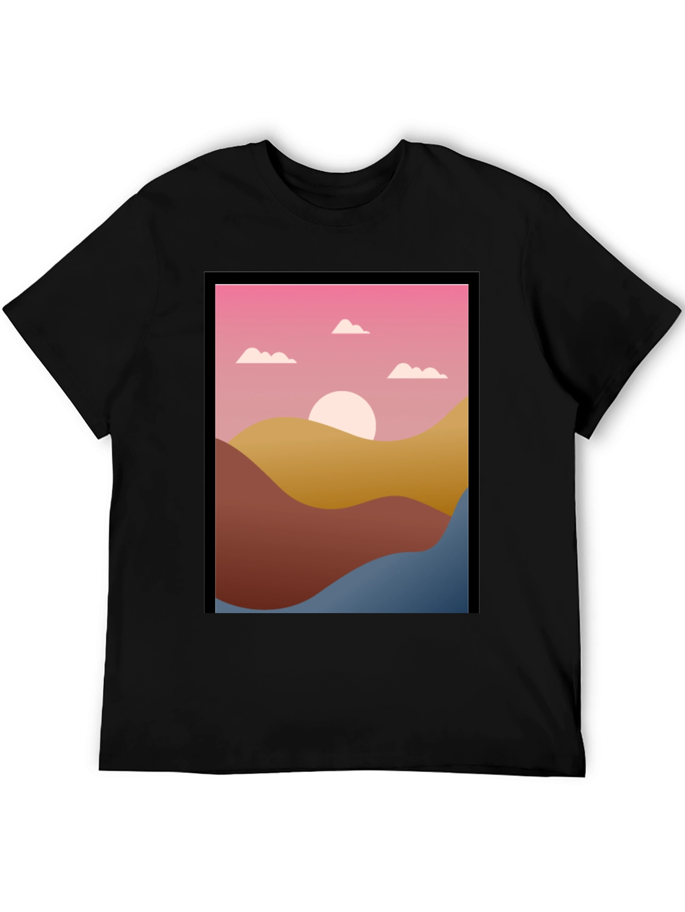 Sunset Hills Graphic Tee - Stylish Unisex T-Shirt