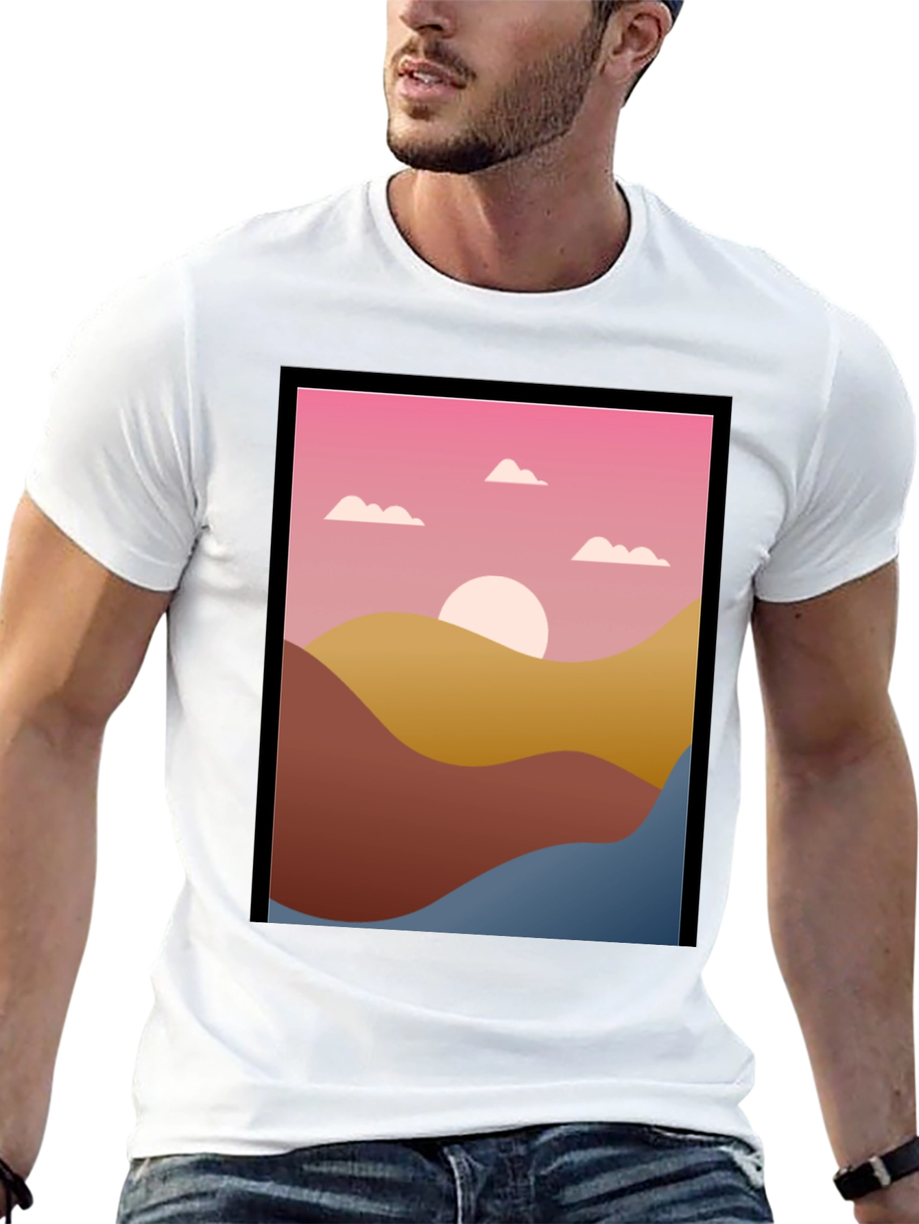 Sunset Hills Graphic Tee - Stylish Unisex T-Shirt