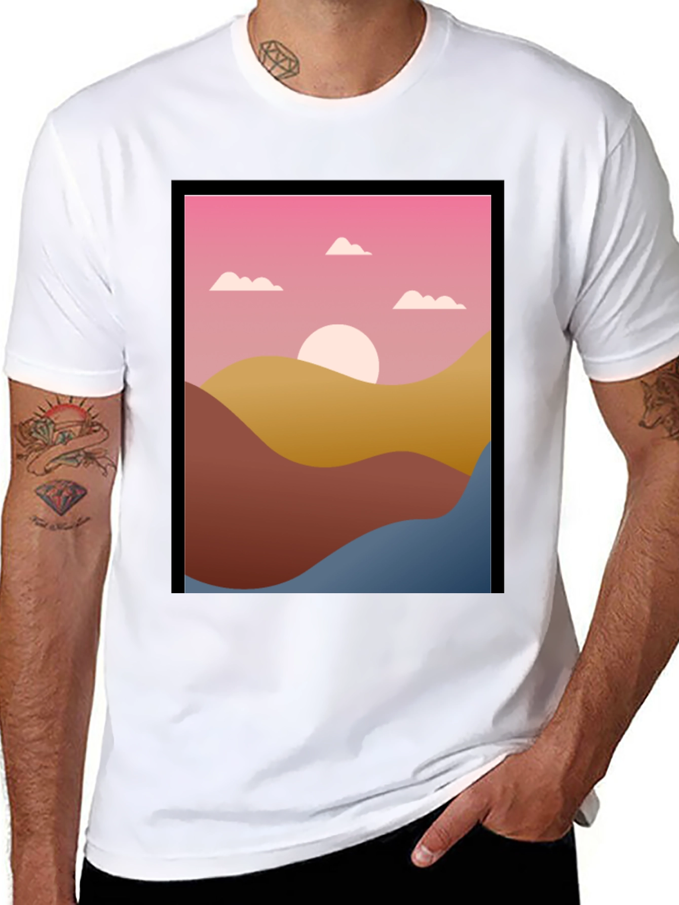 Sunset Hills Graphic Tee - Stylish Unisex T-Shirt