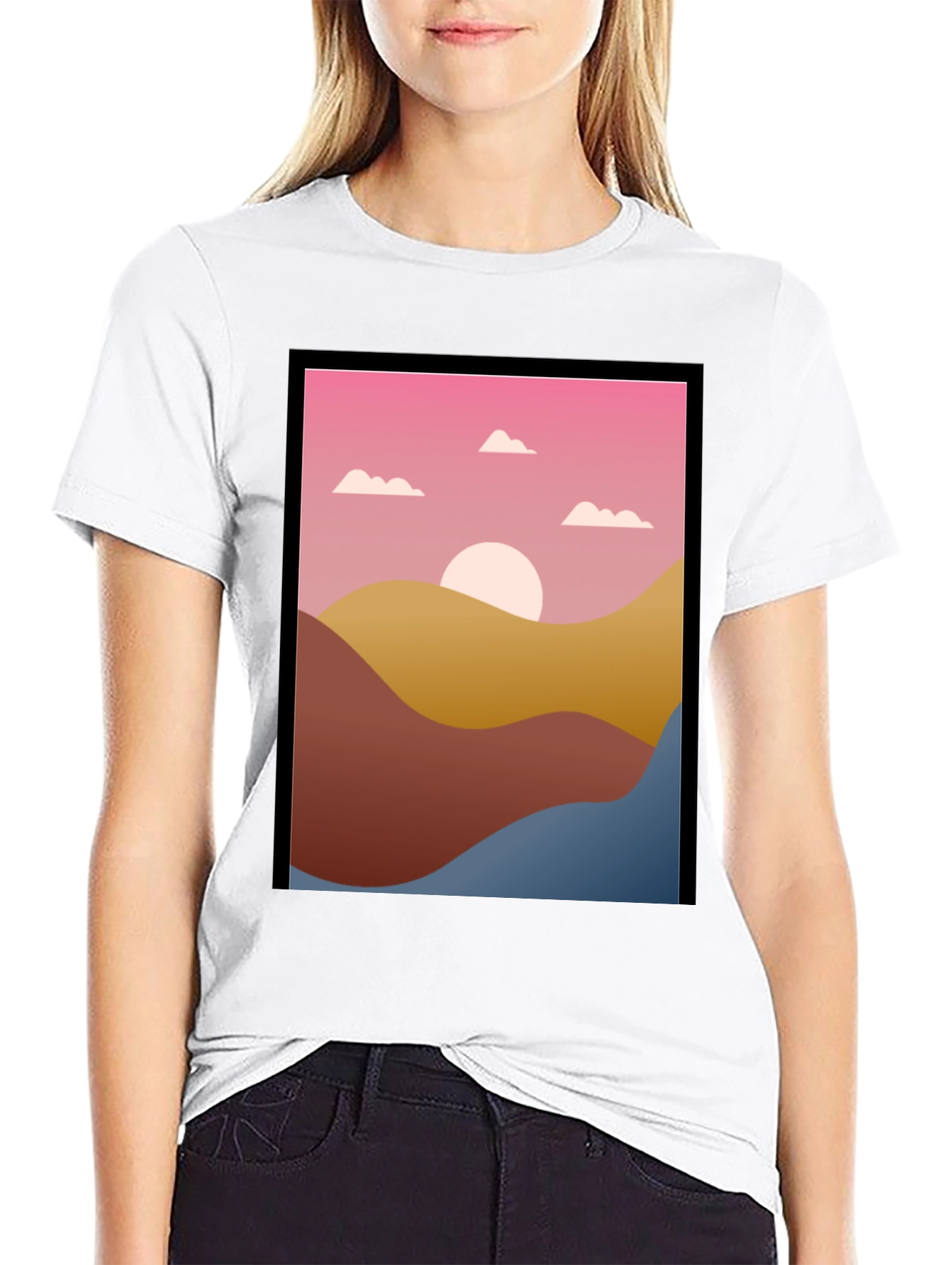 Sunset Hills Graphic Tee - Stylish Unisex T-Shirt