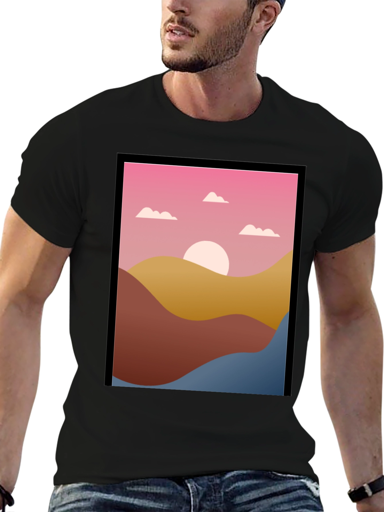 Sunset Hills Graphic Tee - Stylish Unisex T-Shirt