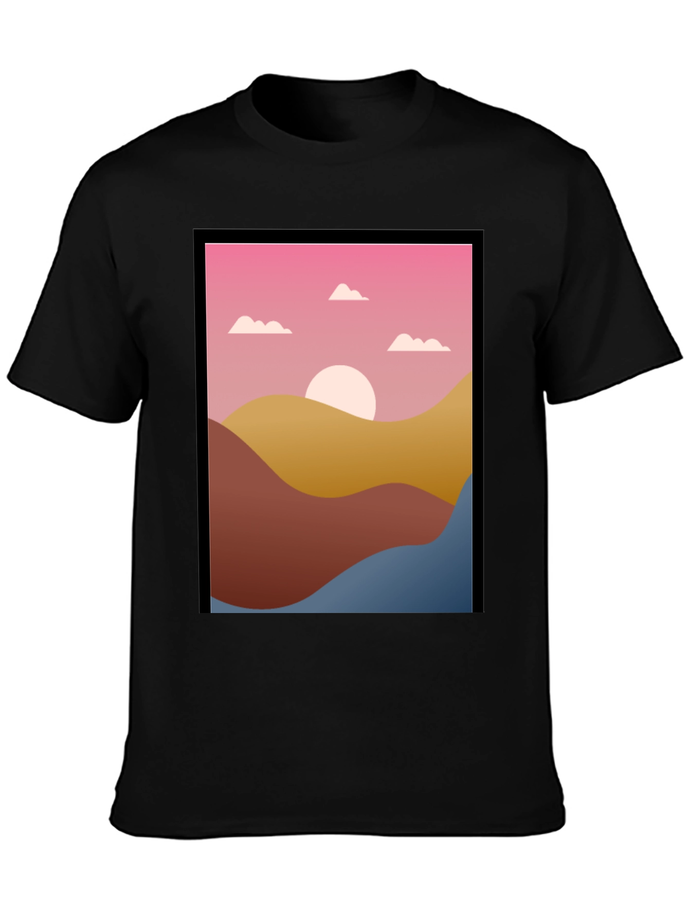 Sunset Hills Graphic Tee - Stylish Unisex T-Shirt