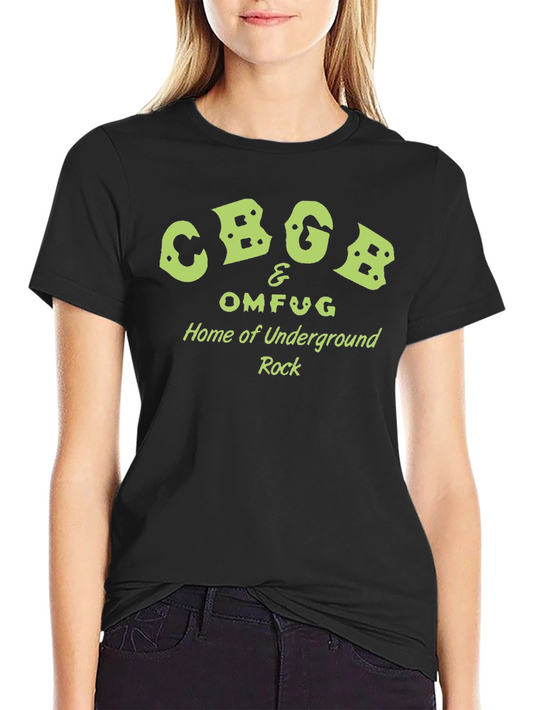 CBGB OMFUG Black Graphic Tee