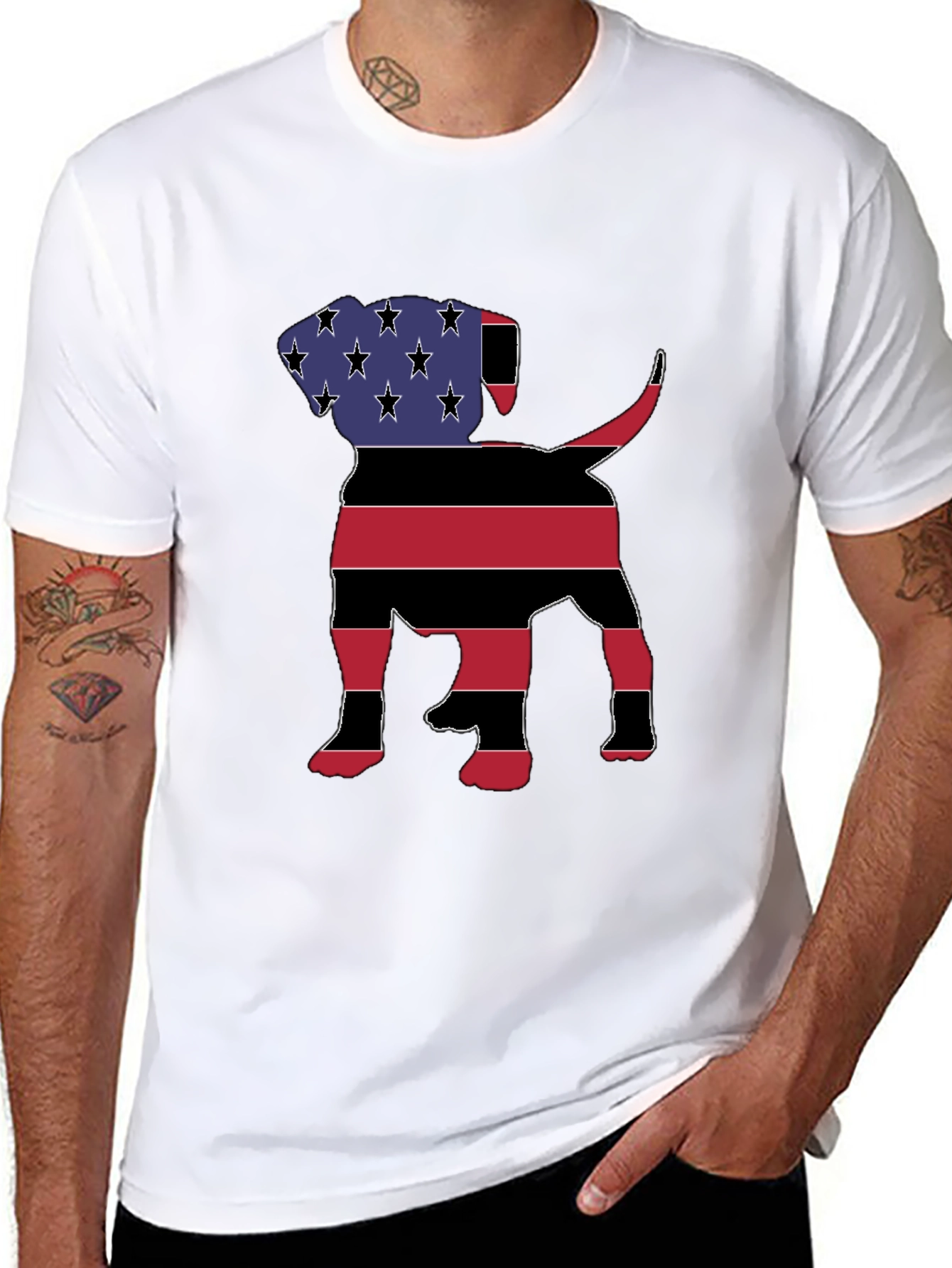 Patriotic Dog T-Shirt