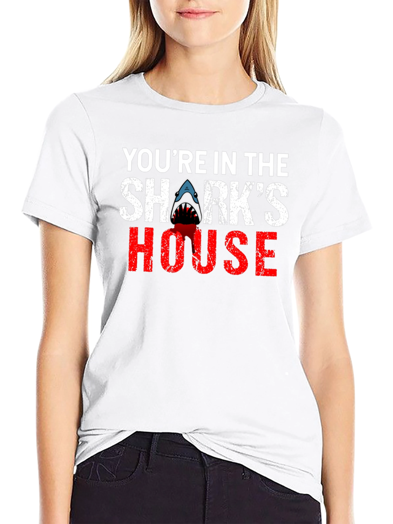 Sharks House Graphic Tee