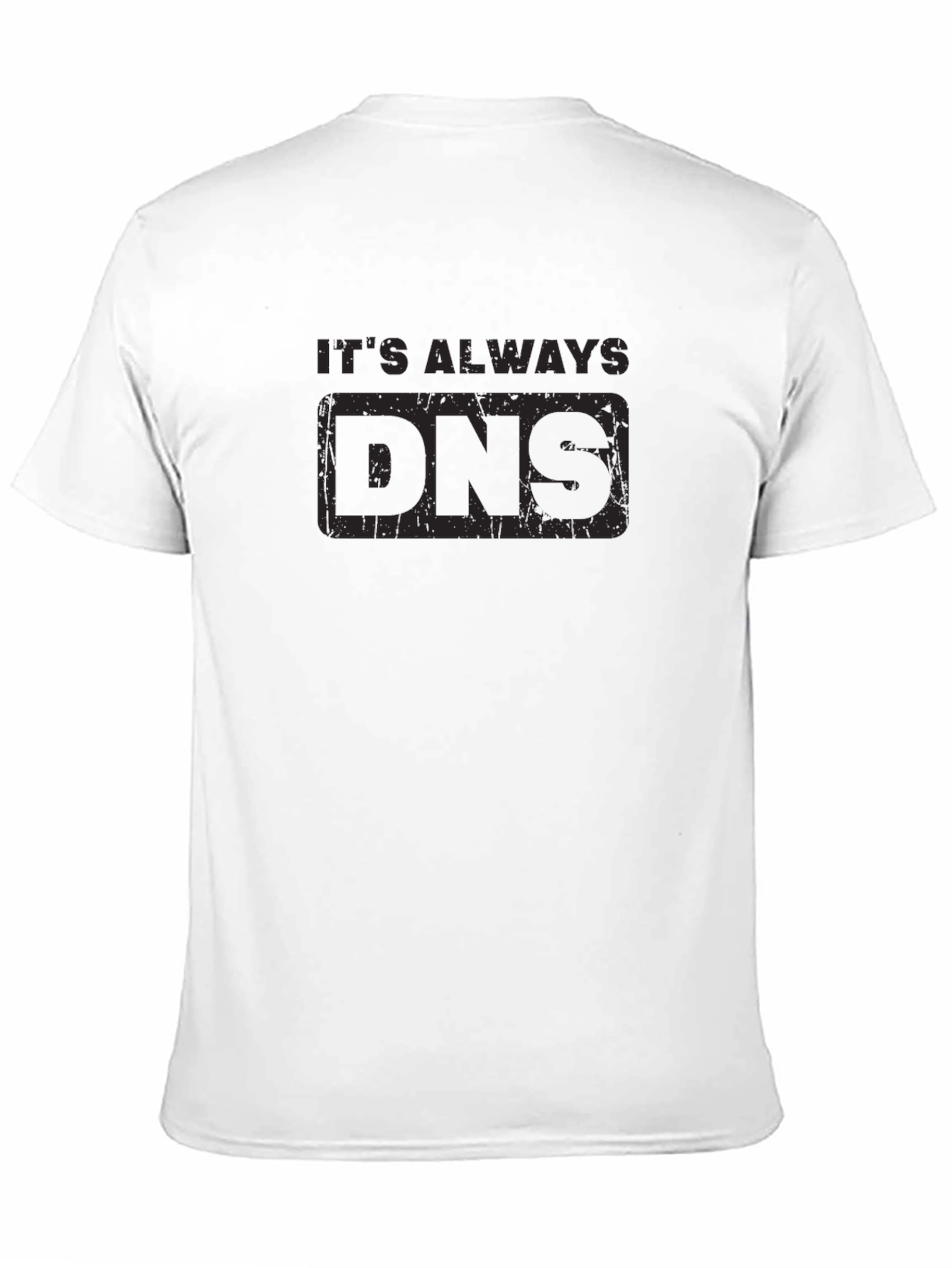 Its Always DNS Black Graphic Tee