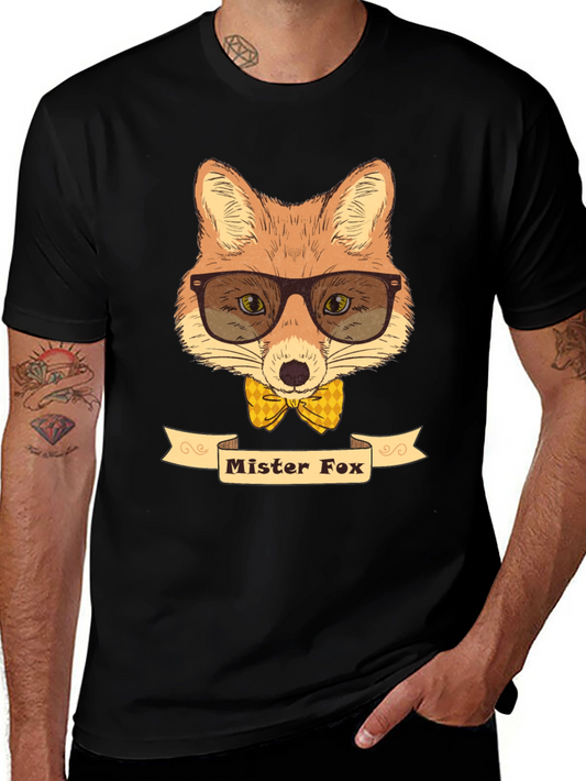 Mr. Fox Graphic Tee - Stylish Novelty Shirt