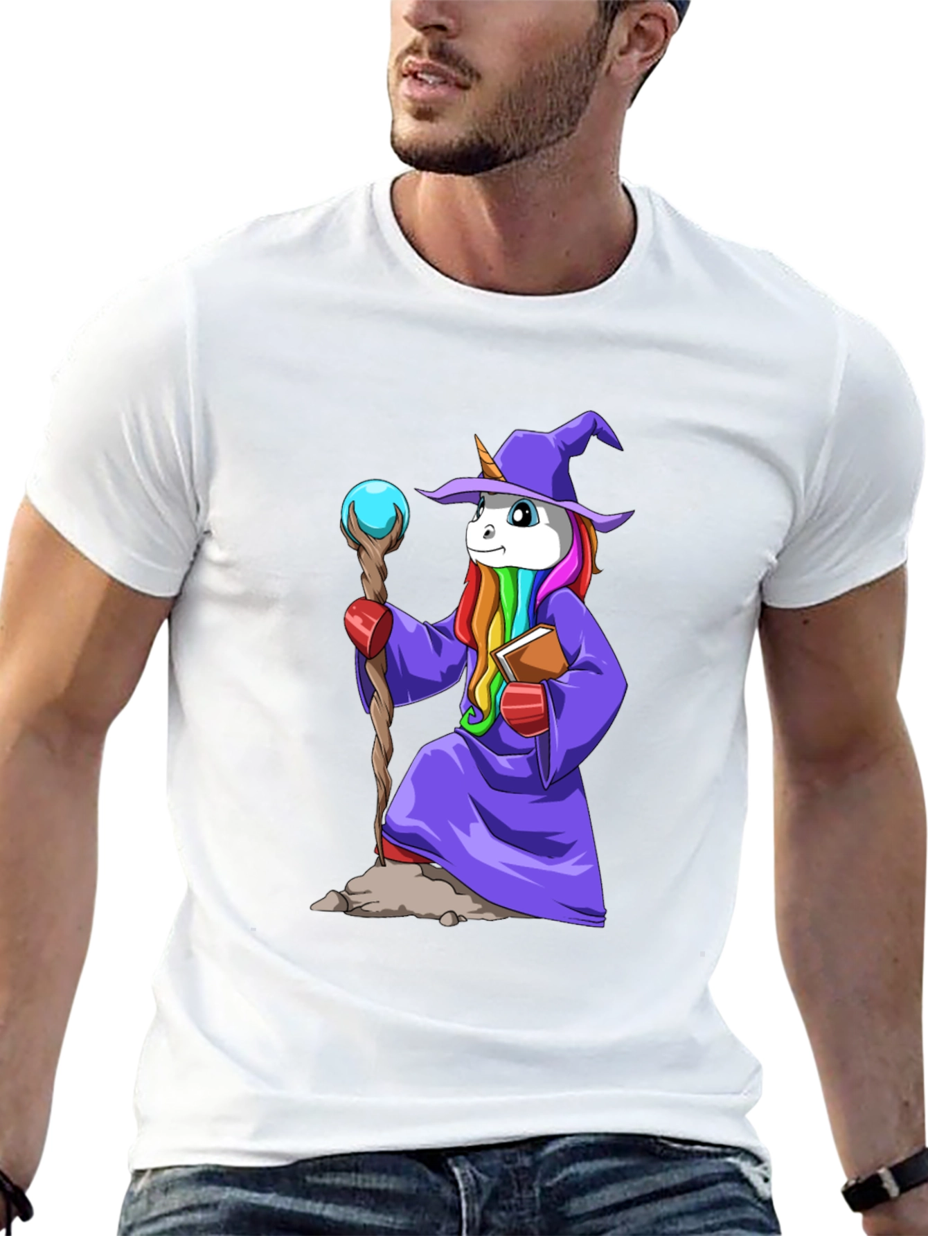 Unicorn Wizard Graphic Tee