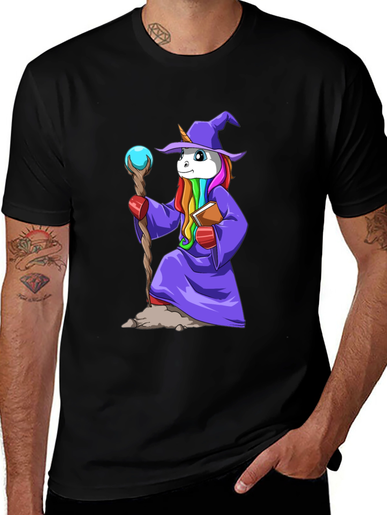 Unicorn Wizard Graphic Tee