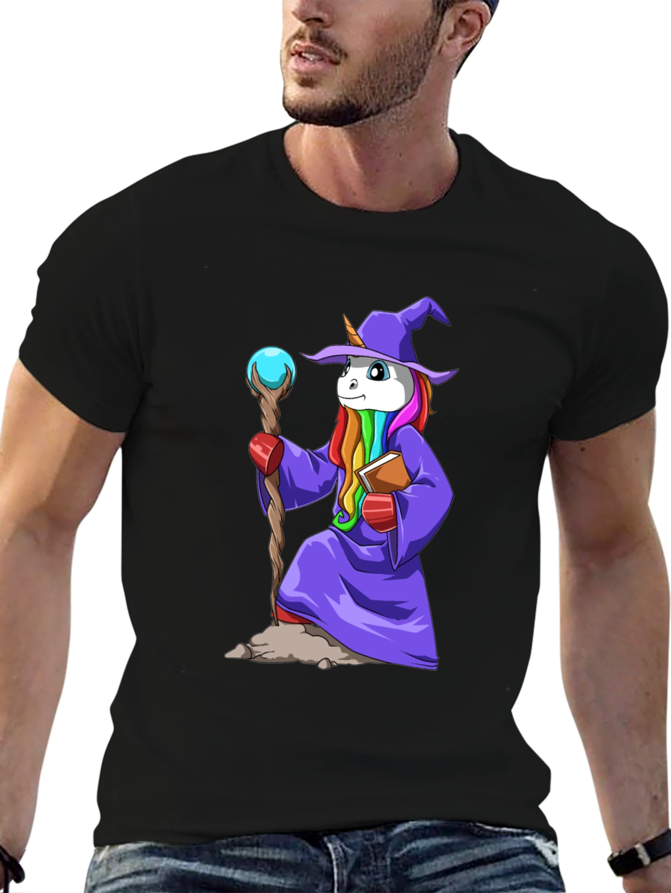 Unicorn Wizard Graphic Tee