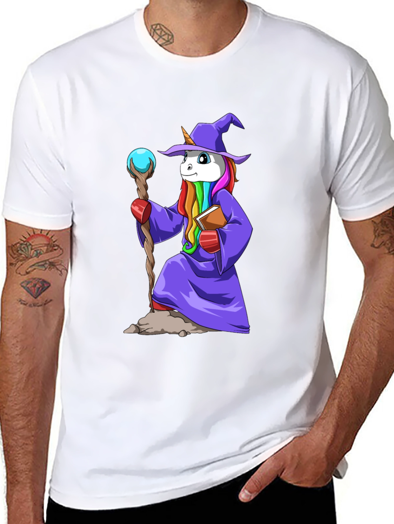 Unicorn Wizard Graphic Tee
