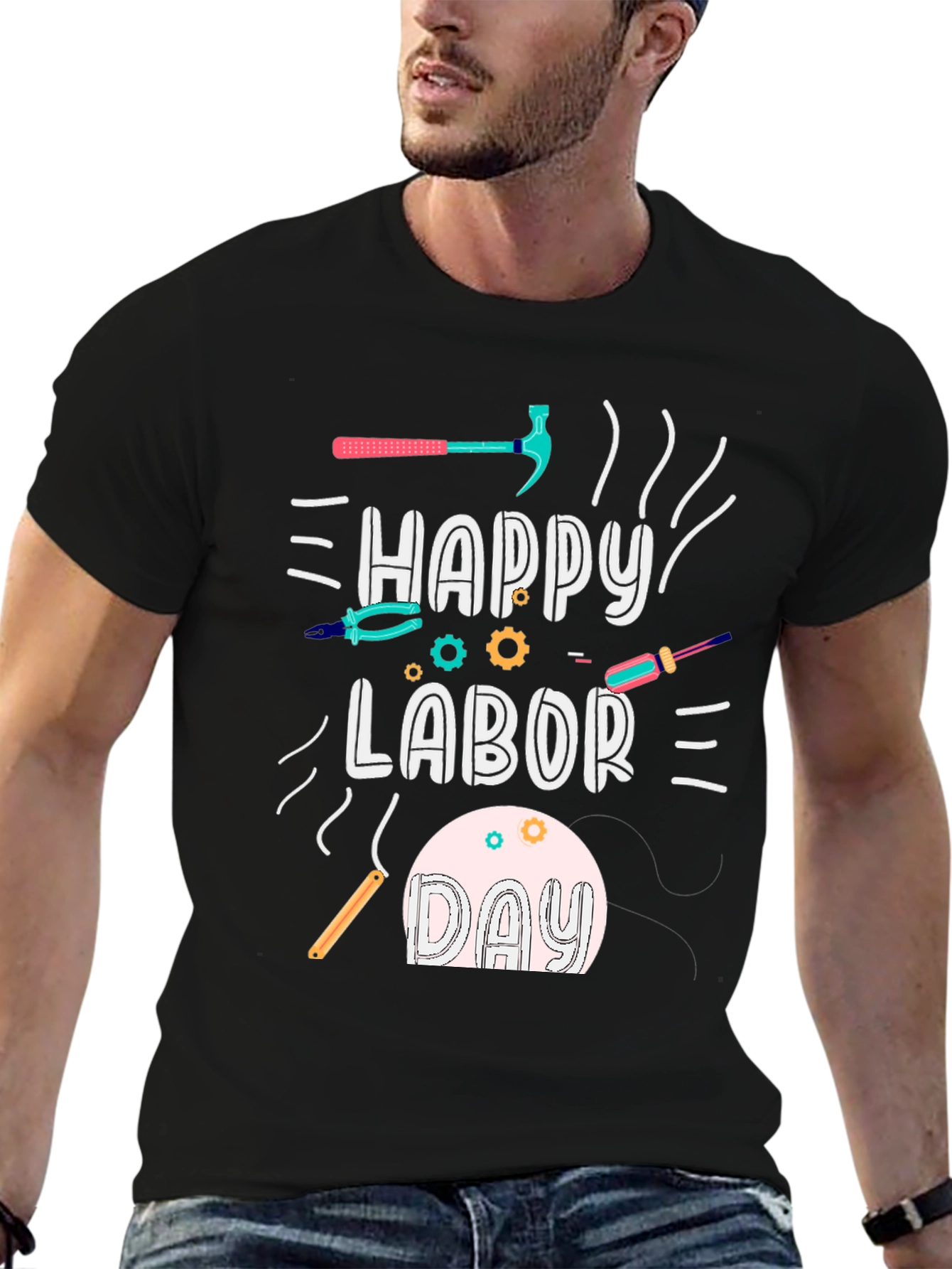 Happy Labor Day Graphic T-Shirt