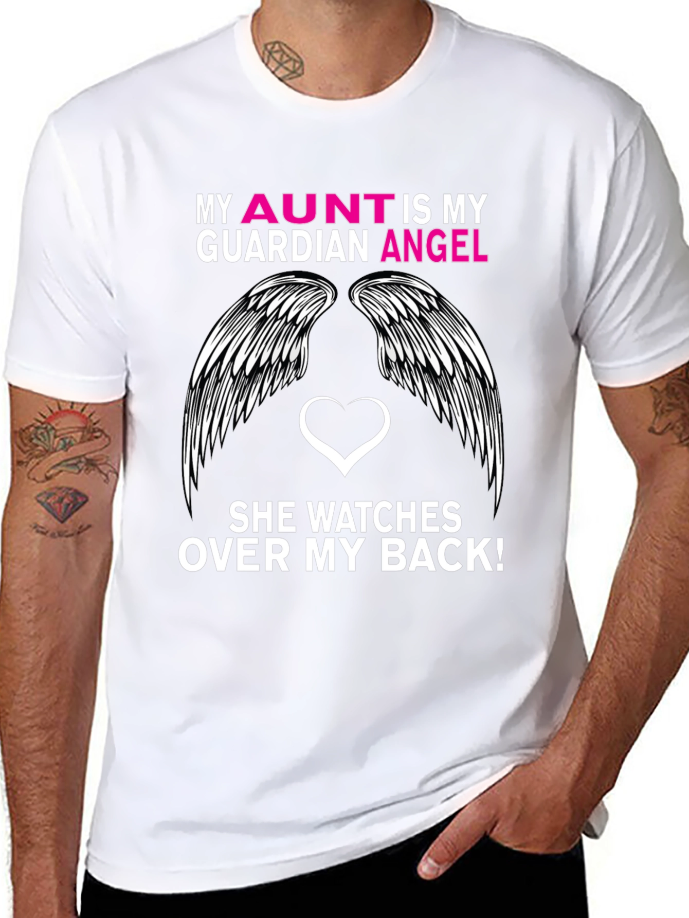 My Aunt Is My Guardian Angel T-Shirt