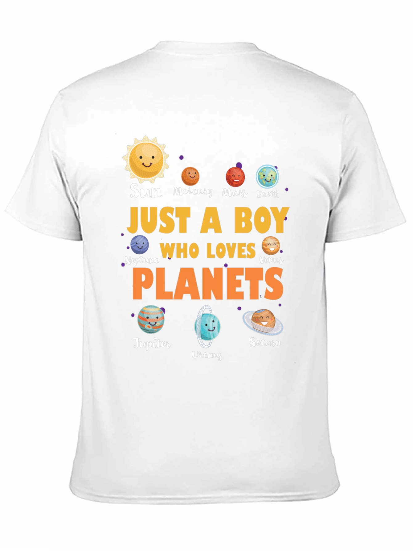 Just A Boy Who Loves Planets T-Shirt