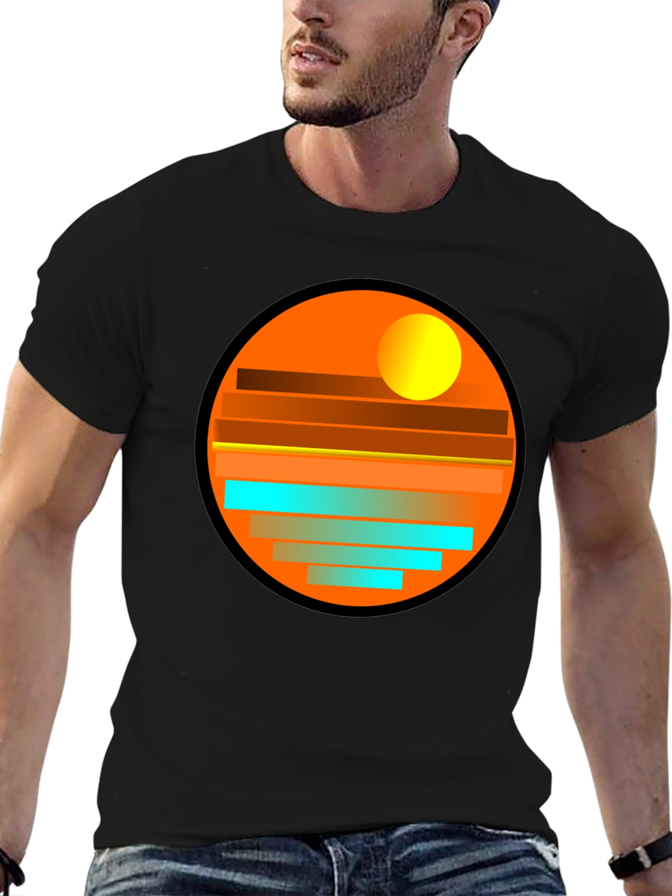 Sunset Horizon Graphic Tee
