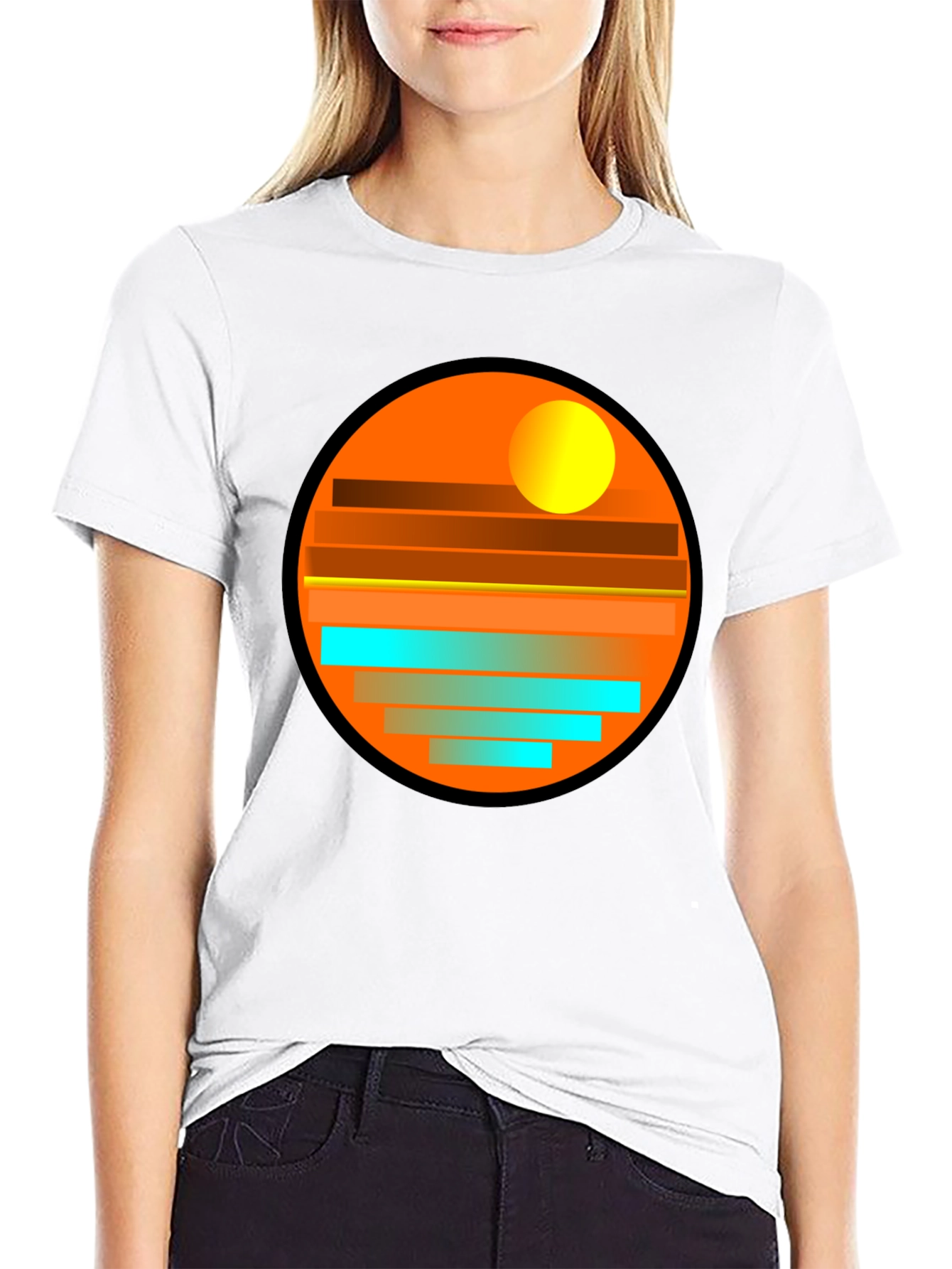 Sunset Horizon Graphic Tee