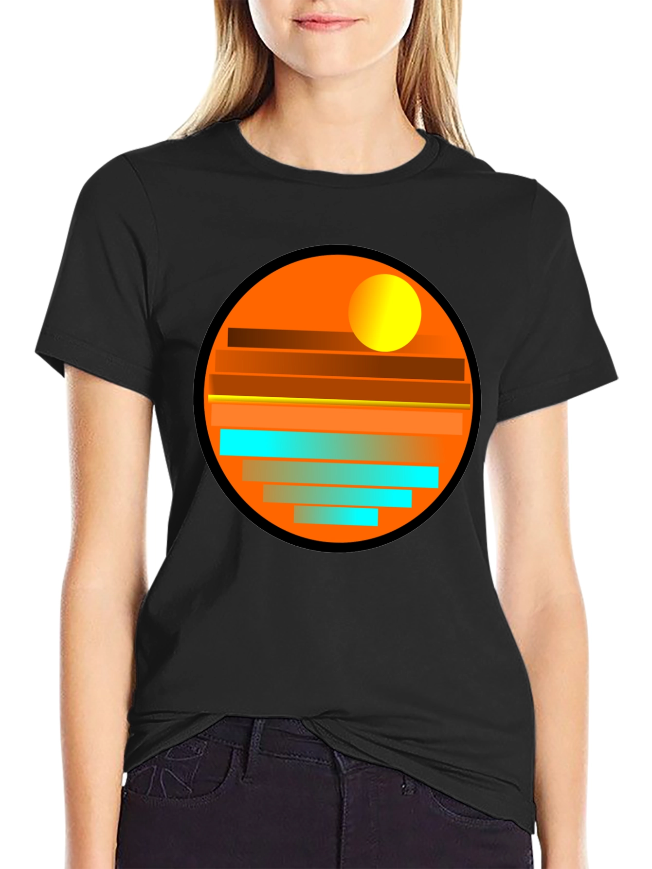 Sunset Horizon Graphic Tee