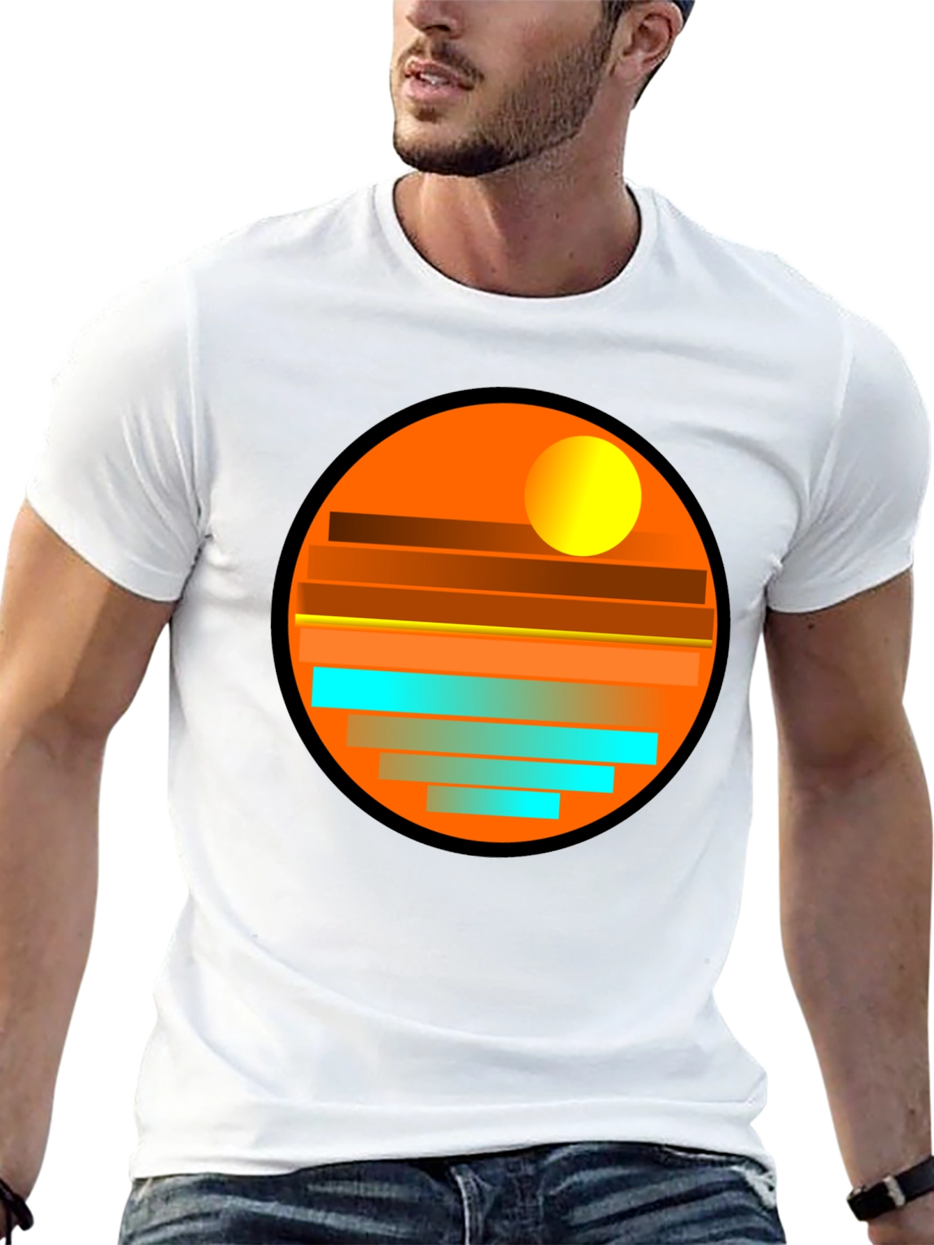Sunset Horizon Graphic Tee