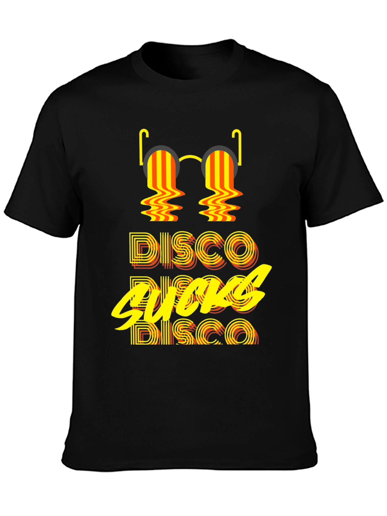 Retro Disco Sucks Graphic T-Shirt