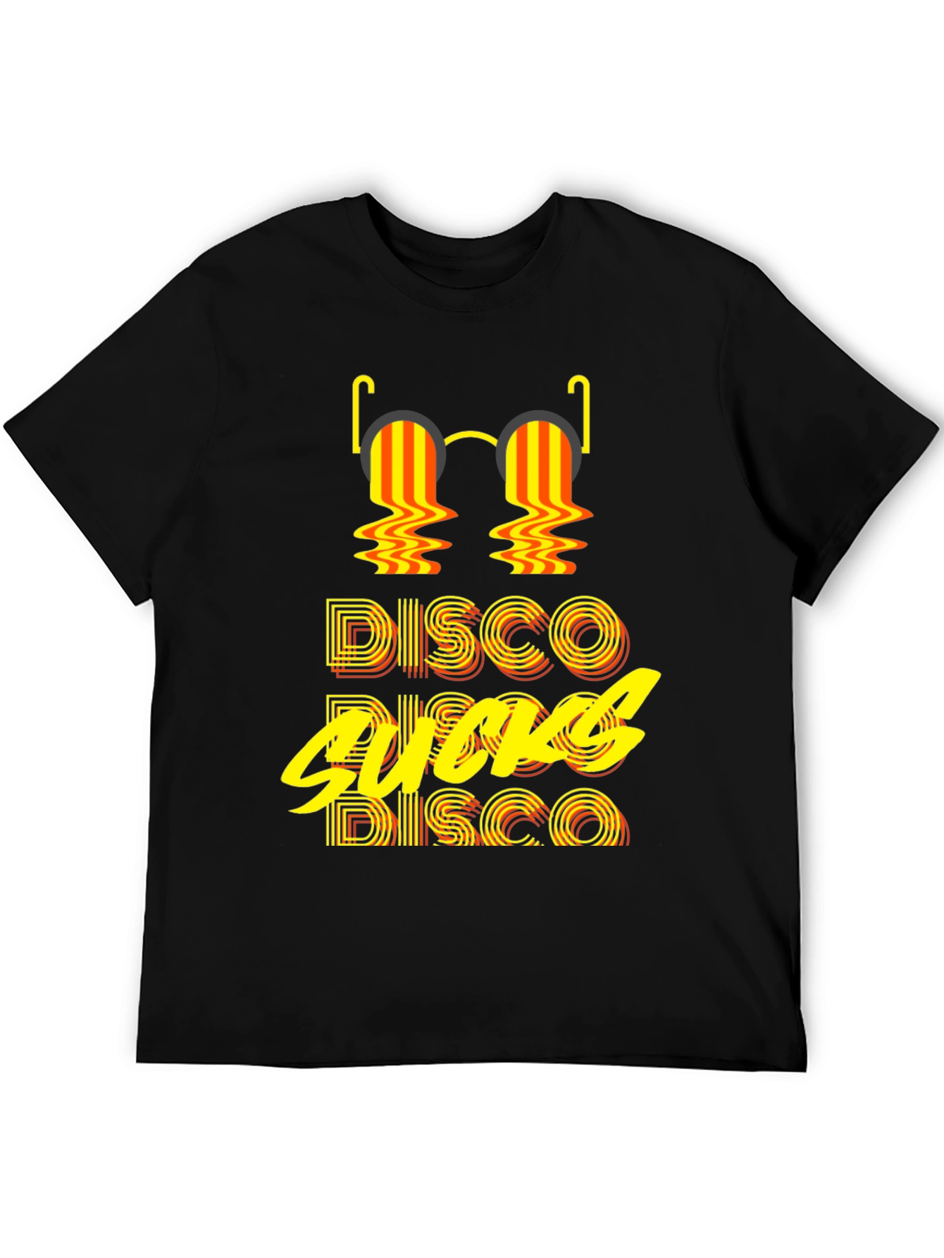 Retro Disco Sucks Graphic T-Shirt