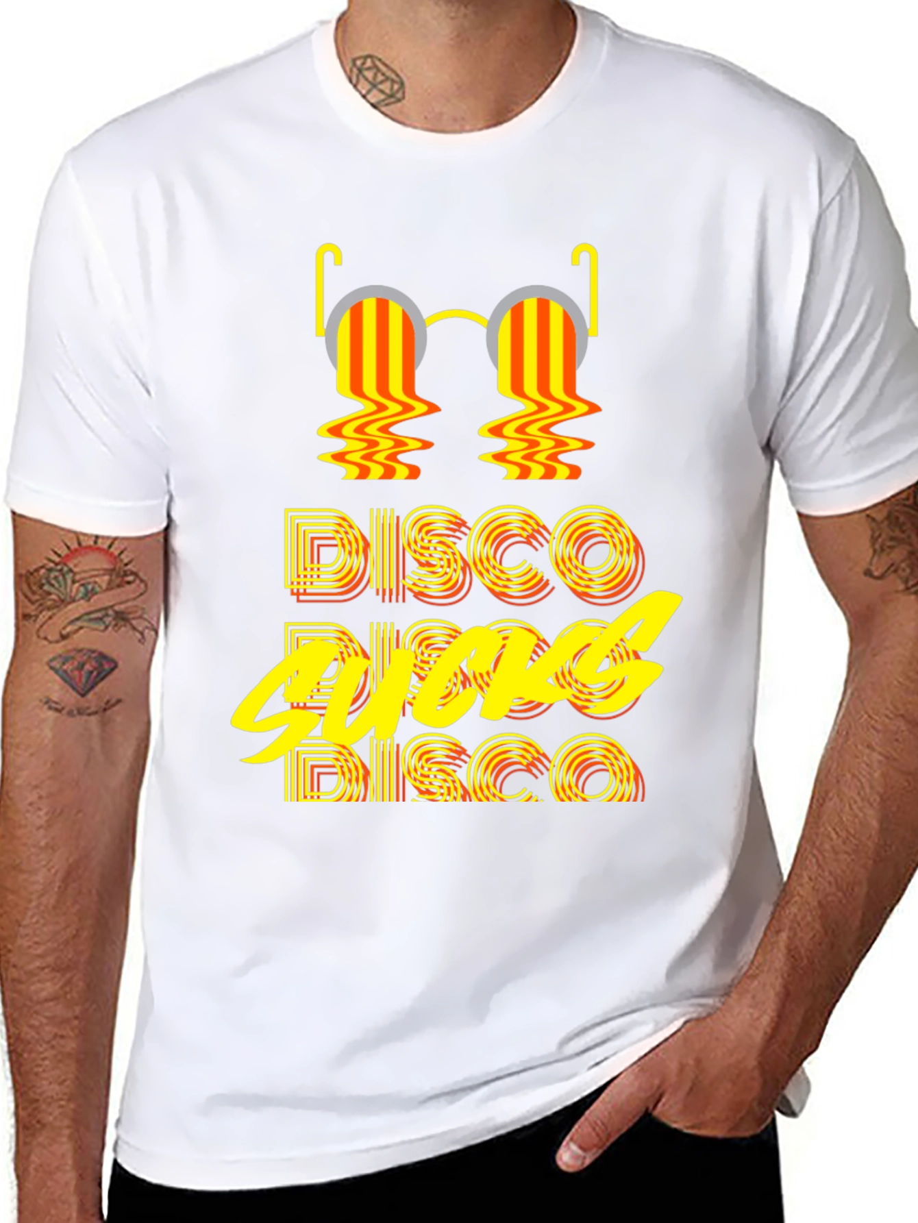 Retro Disco Sucks Graphic T-Shirt