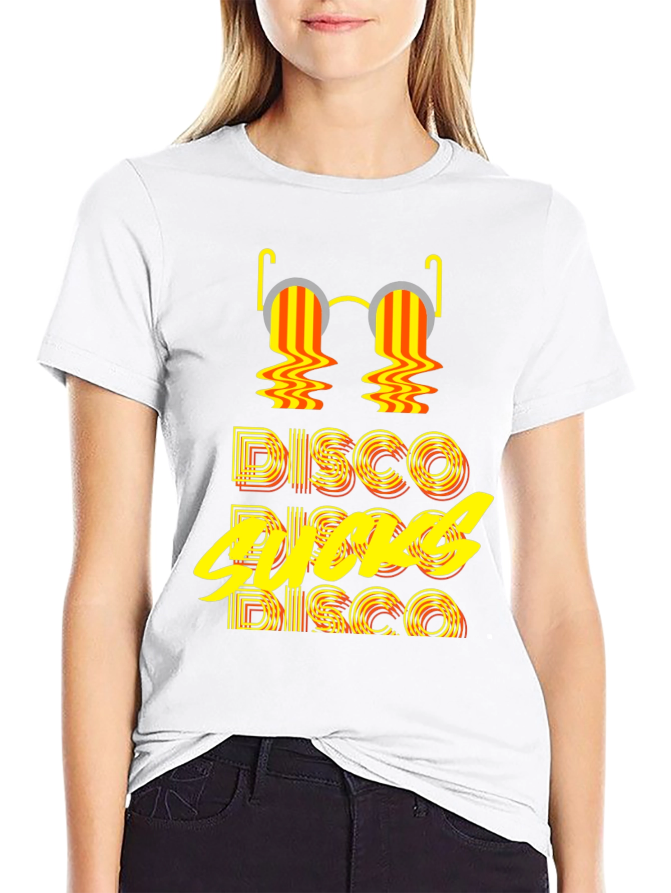Retro Disco Sucks Graphic T-Shirt
