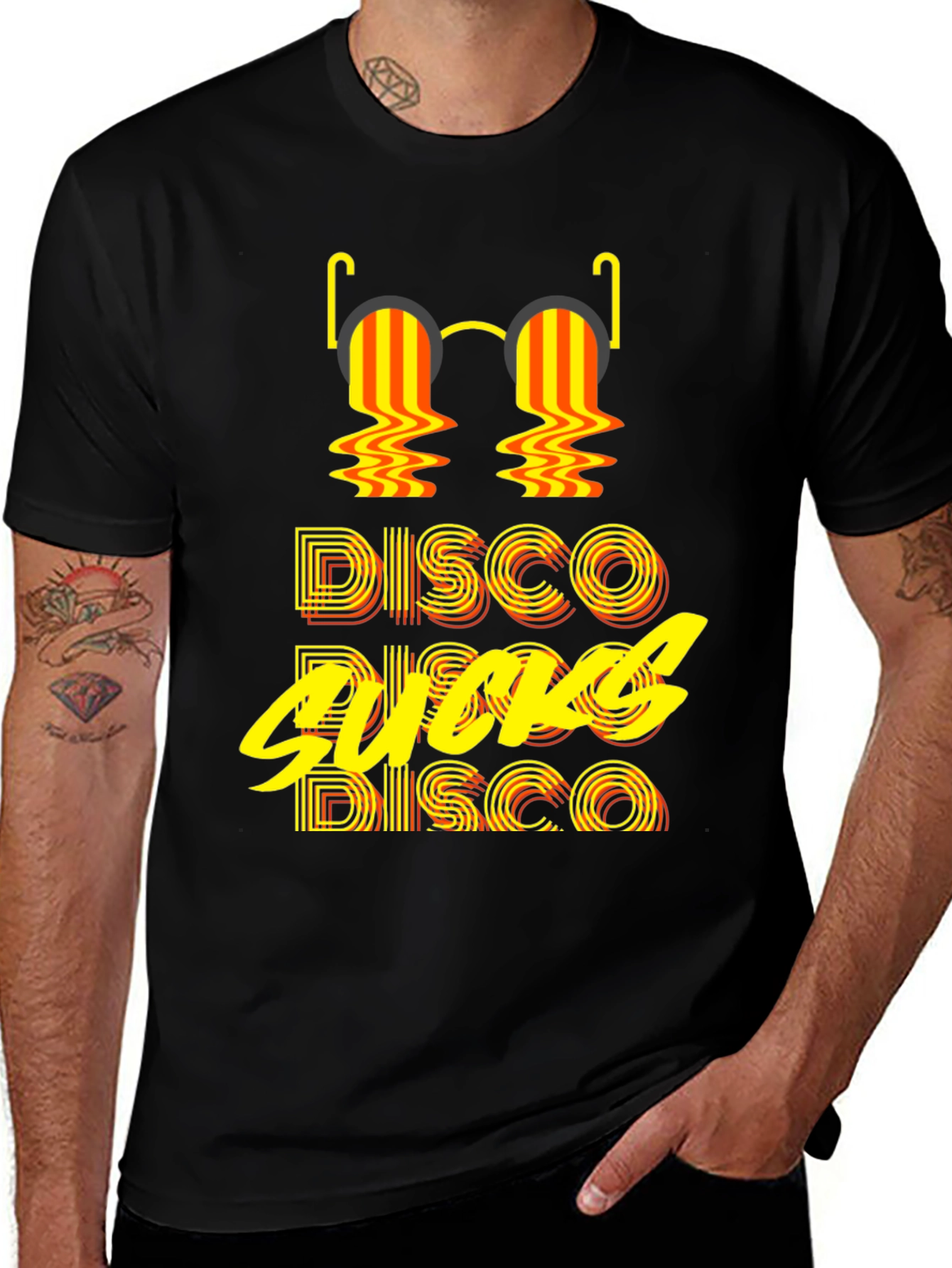 Retro Disco Sucks Graphic T-Shirt