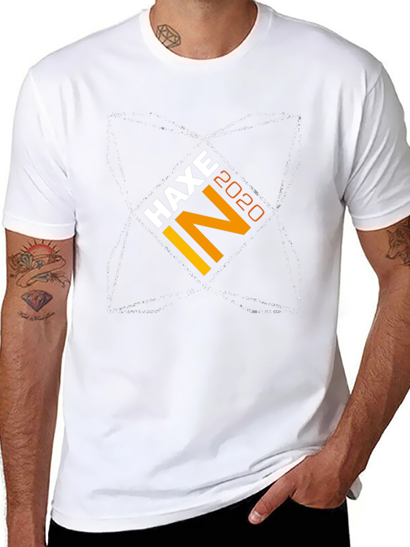 HAXE IN 2020 Graphic Tee - Trendy Black T-Shirt