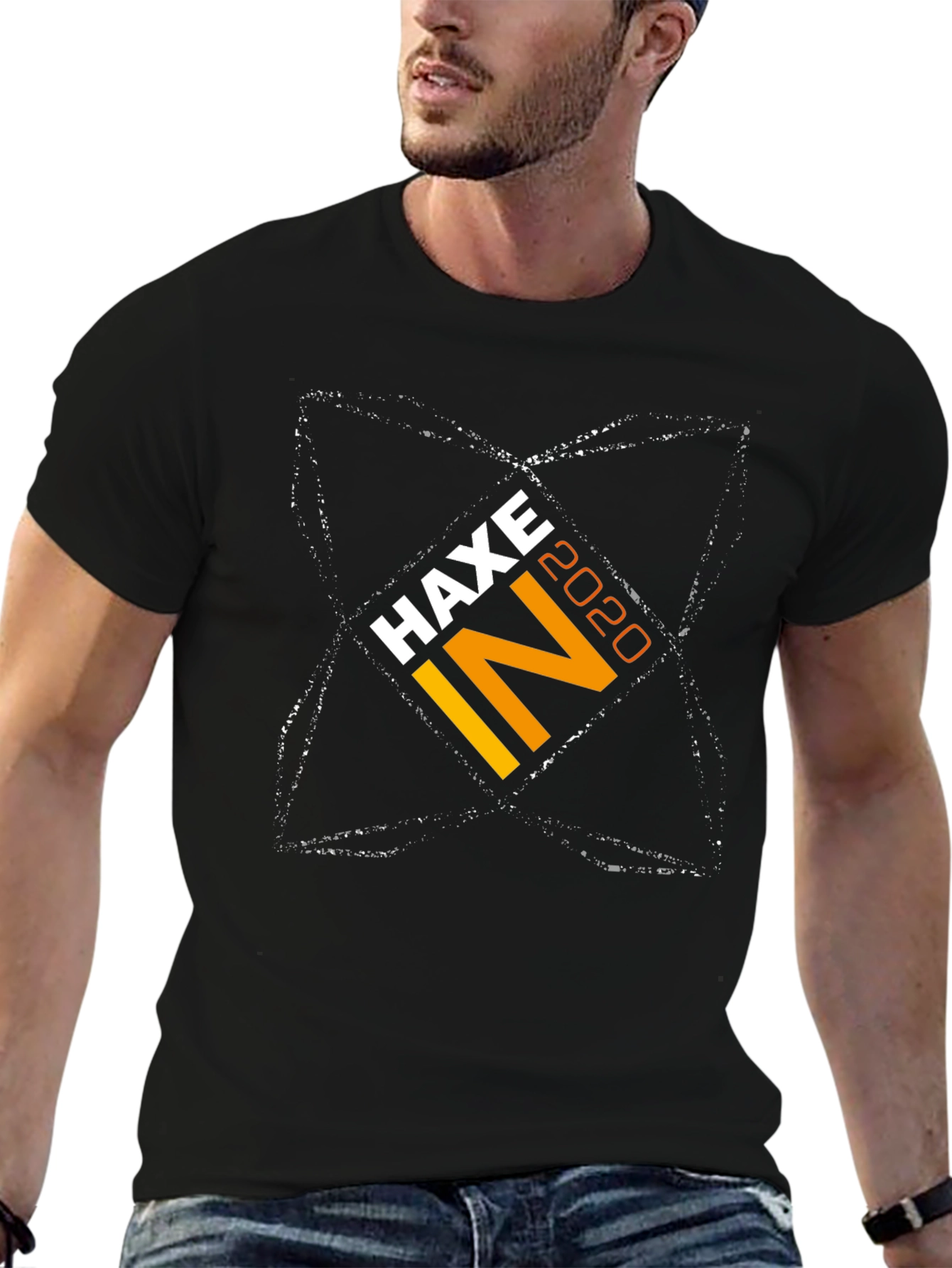 HAXE IN 2020 Graphic Tee - Trendy Black T-Shirt