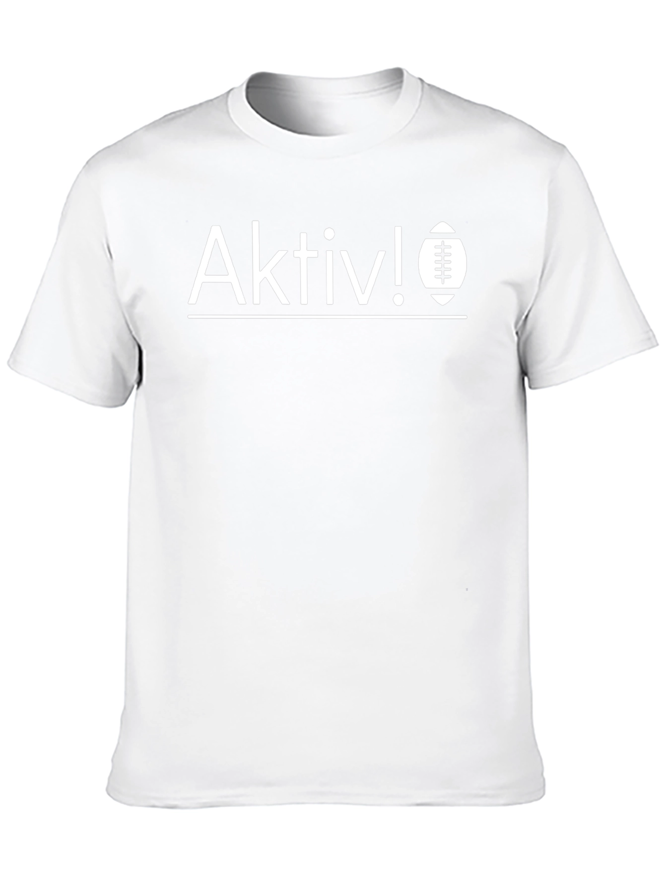 Aktiv! Football Graphic T-Shirt - Black
