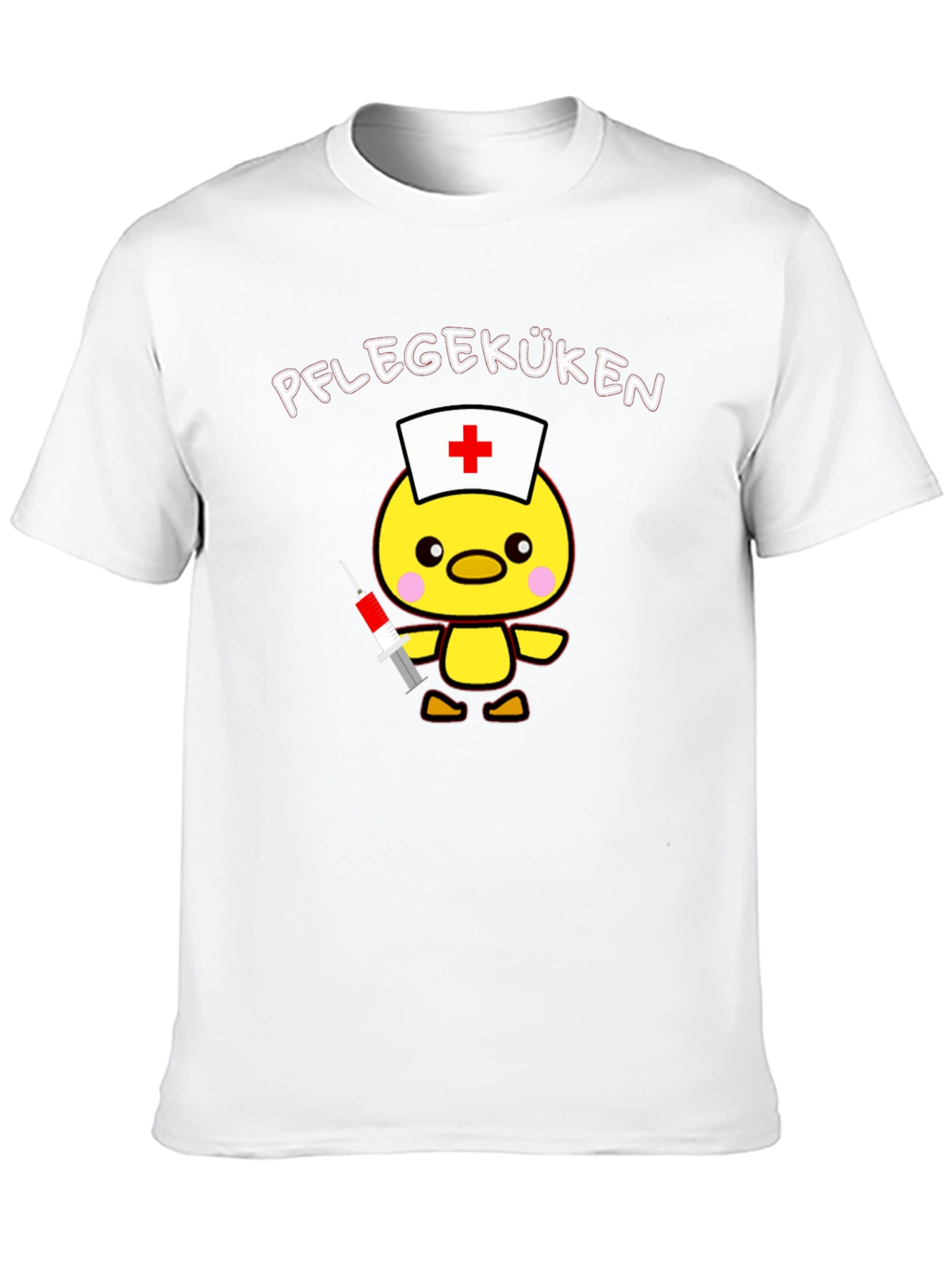 Nurse Chick T-Shirt - Caregiver Cute Cartoon Tee